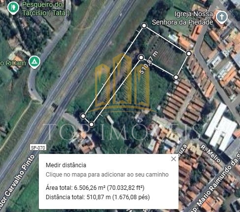 Ótimo terreno piedade caçapava frente para carvalho pinto 6.
