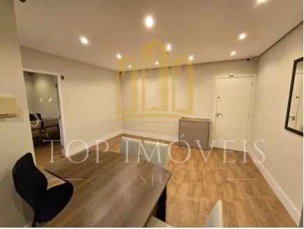 Sala comercial mobiliada 41m² residencial jardim aquarius - 