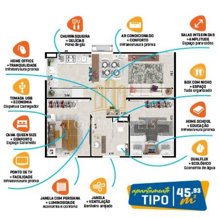 Apartamento à venda – residencial monte belo