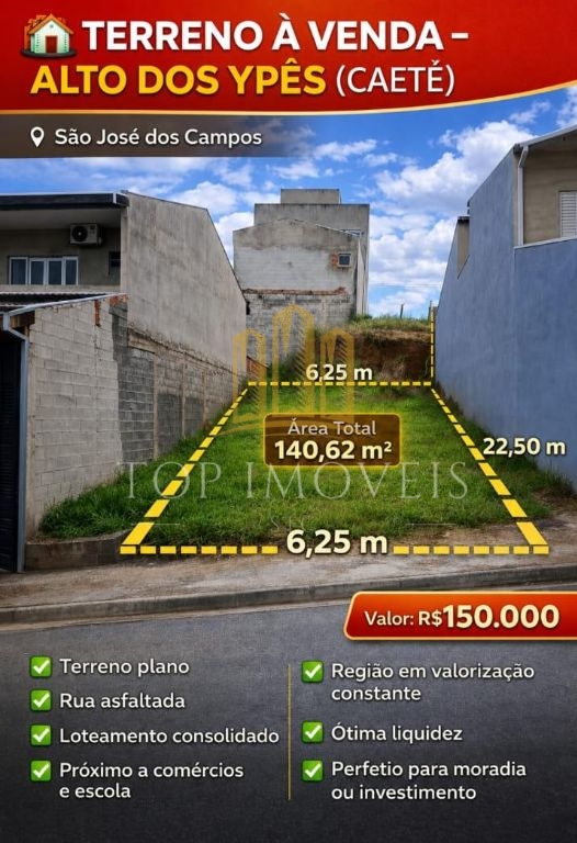 Terreno à venda na zona norte de são josé dos campos - excel