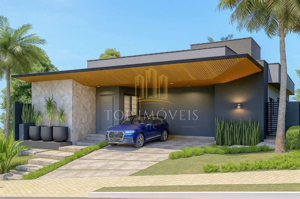 Casa térrea de alto padrão com 4 quartos, pé direito duplo n