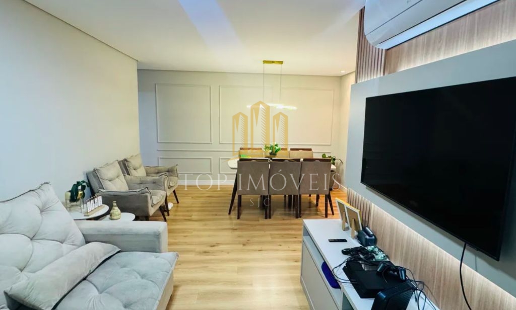 Apartamento com 3 quartos, sendo 1 suíte, andar alto e com v