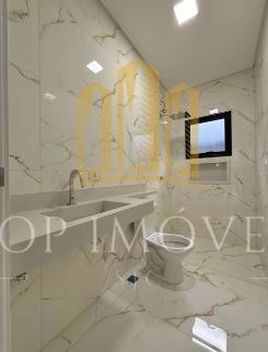 Casa moderna térrea 3 quartos 1 suíte com piscina no condomí