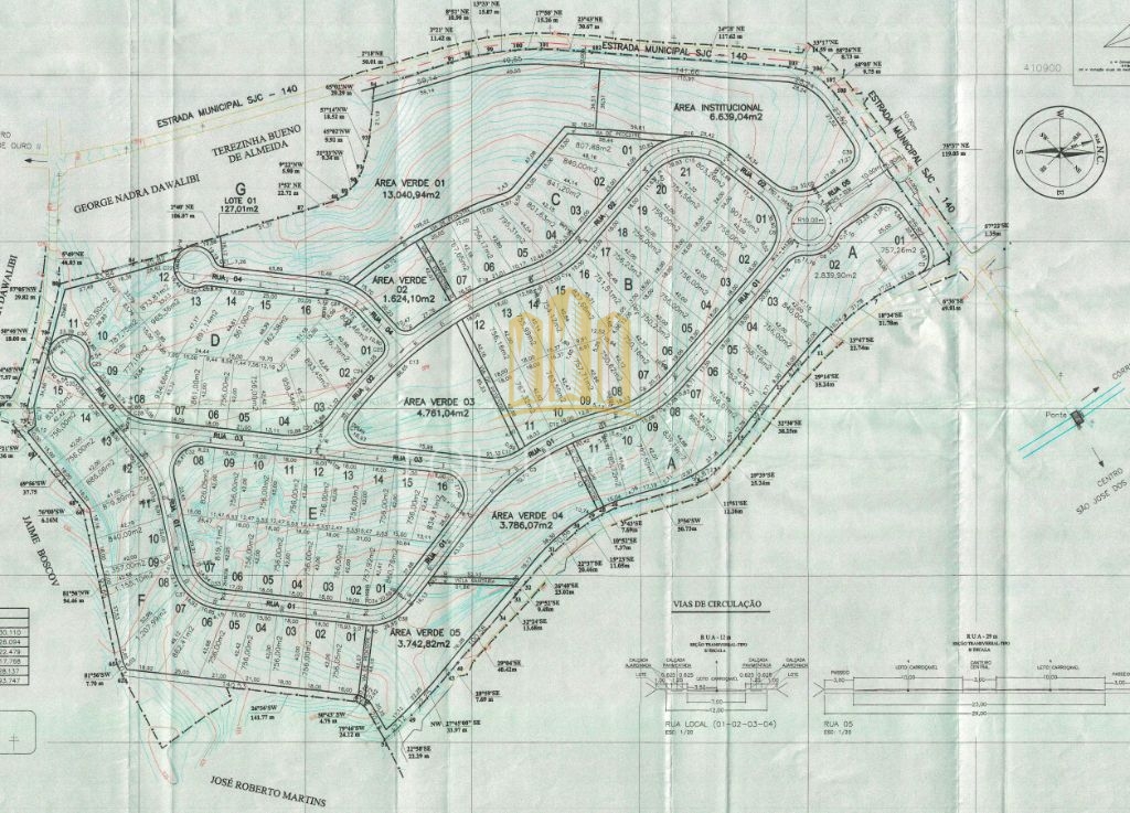 Terreno à venda, 1.207,99 m² por R$ 980.000,00 - Condomínio Residencial Altos da Quinta - São José dos Campos/SP