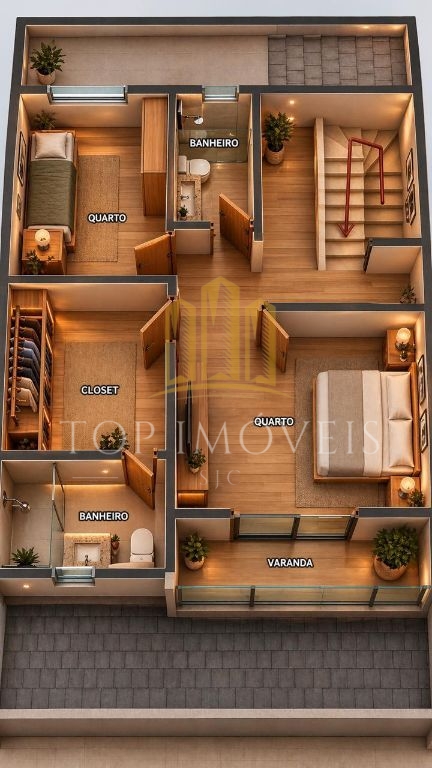 Maravilhosa Casa Nova 3 Quartos 2 Suítes espaço gourmet piscina no Setville