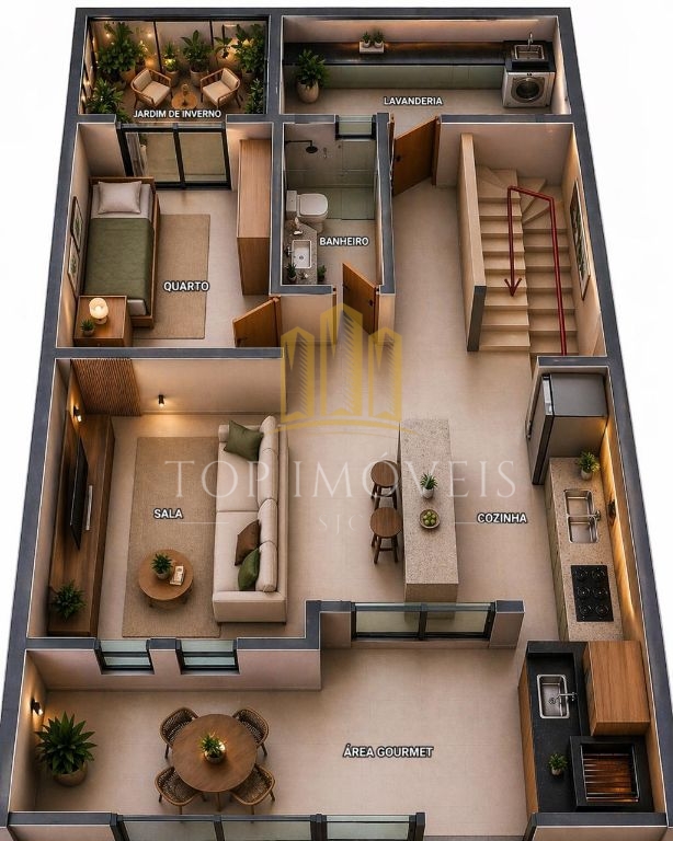 Maravilhosa Casa Nova 3 Quartos 2 Suítes espaço gourmet piscina no Setville