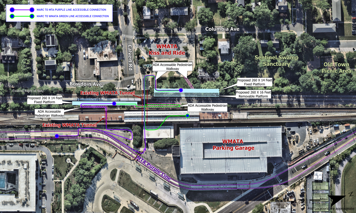 College Park MARC project map