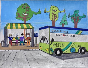 Our future: Eco-friendly electric buses by Indrayudh Sadhukhan