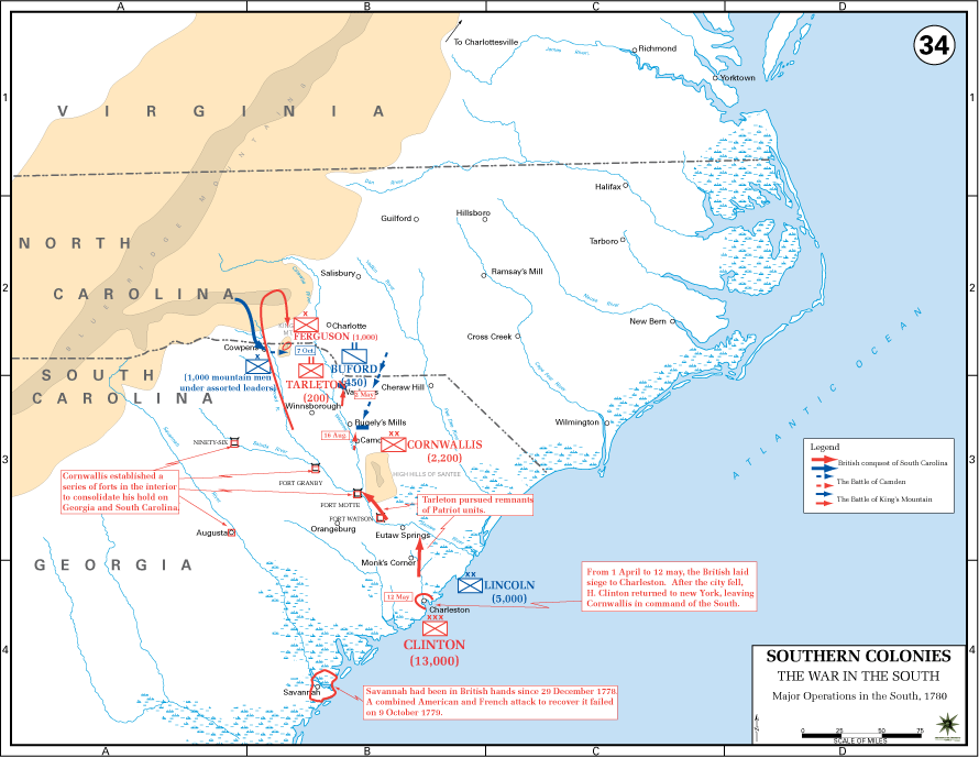Battle of Guilford Courthouse - 34south1780 