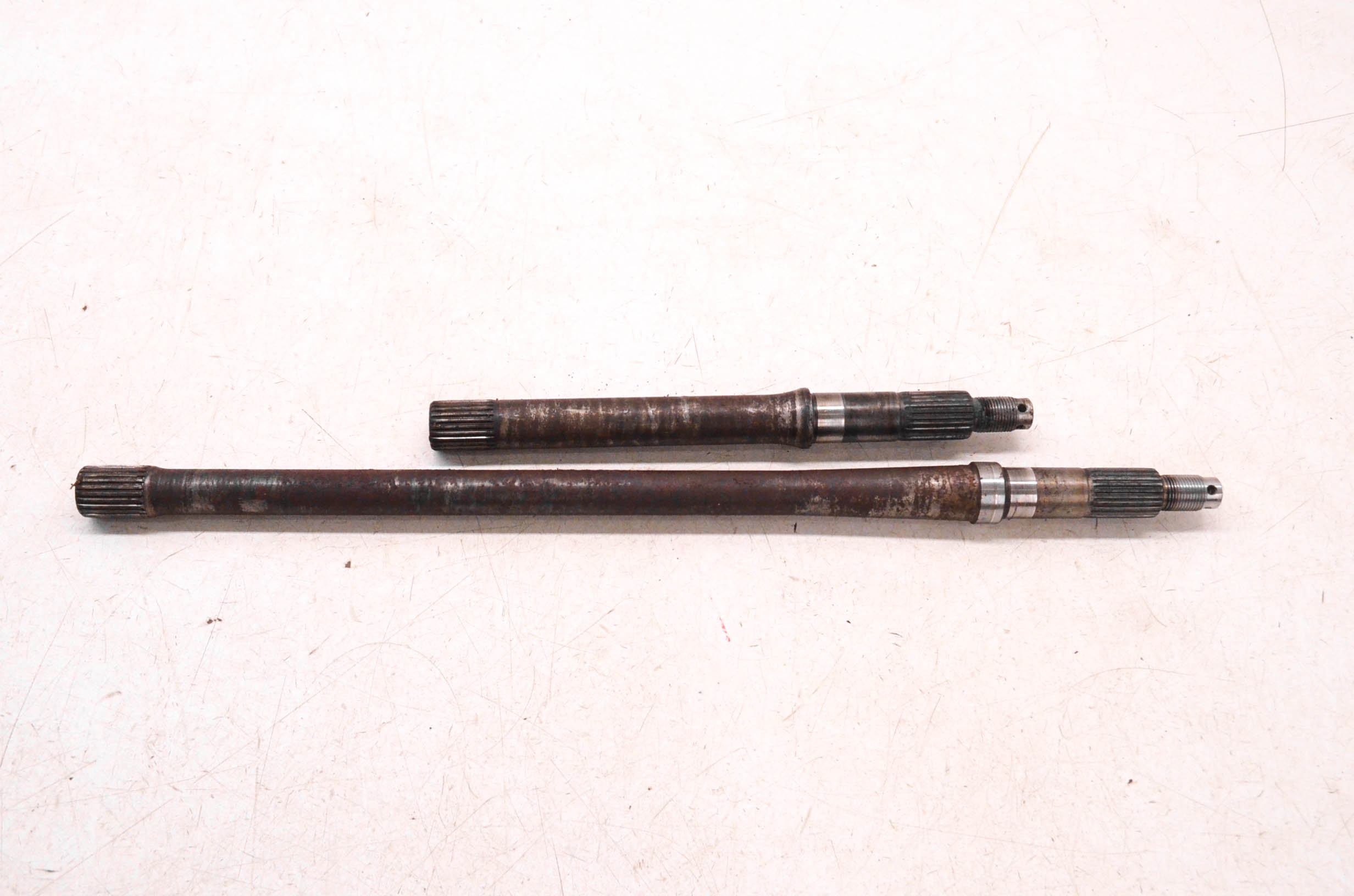 02 Kawasaki Bayou 220 2x4 Left & Right Rear Axle Shafts KLF220