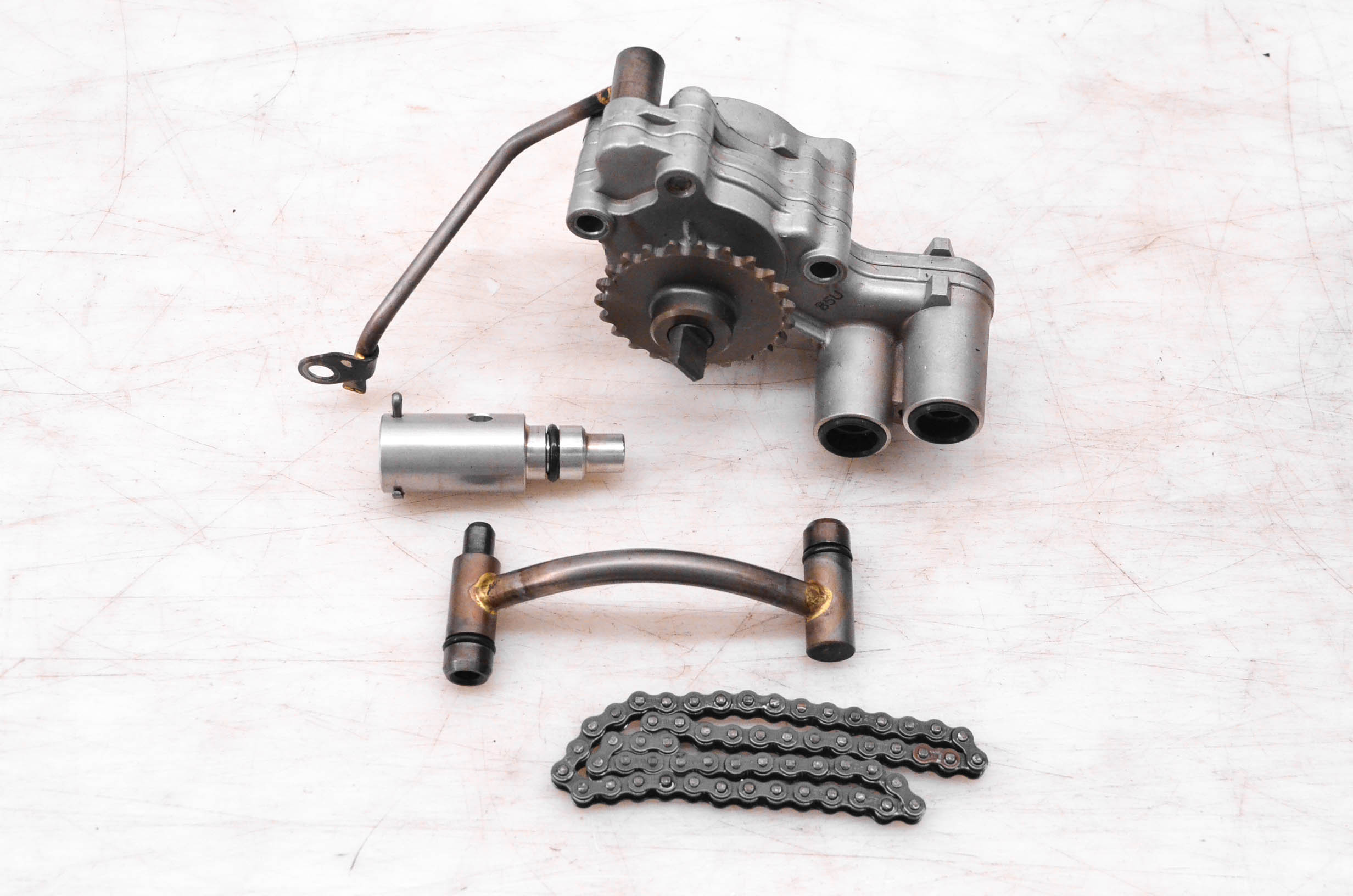 09 Yamaha TMax 500 Oil Pump & Lines XP500