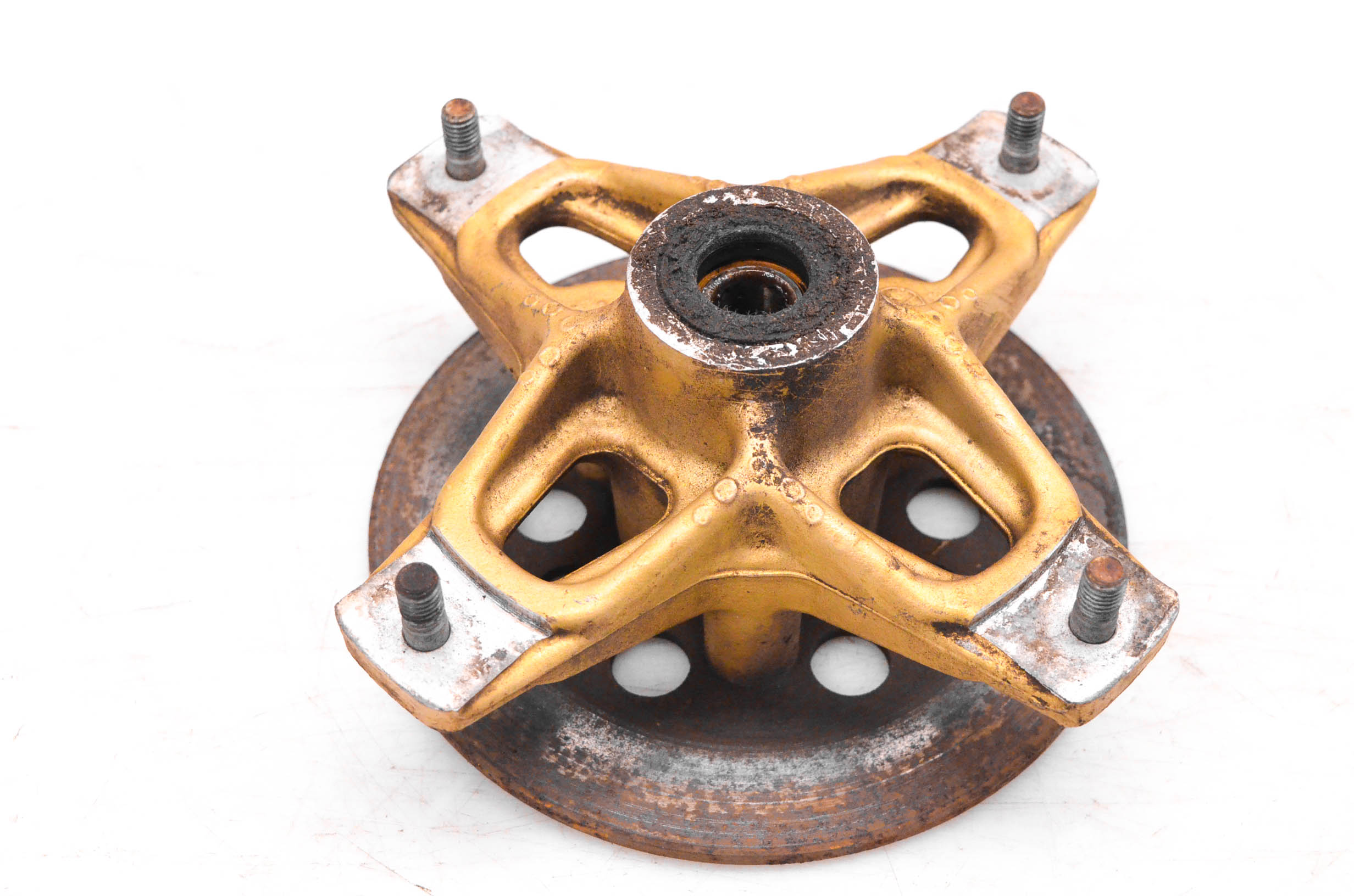 86 Suzuki LT250R 2x4 Front Wheel Hub & Rotor Left Right Quadracer 250