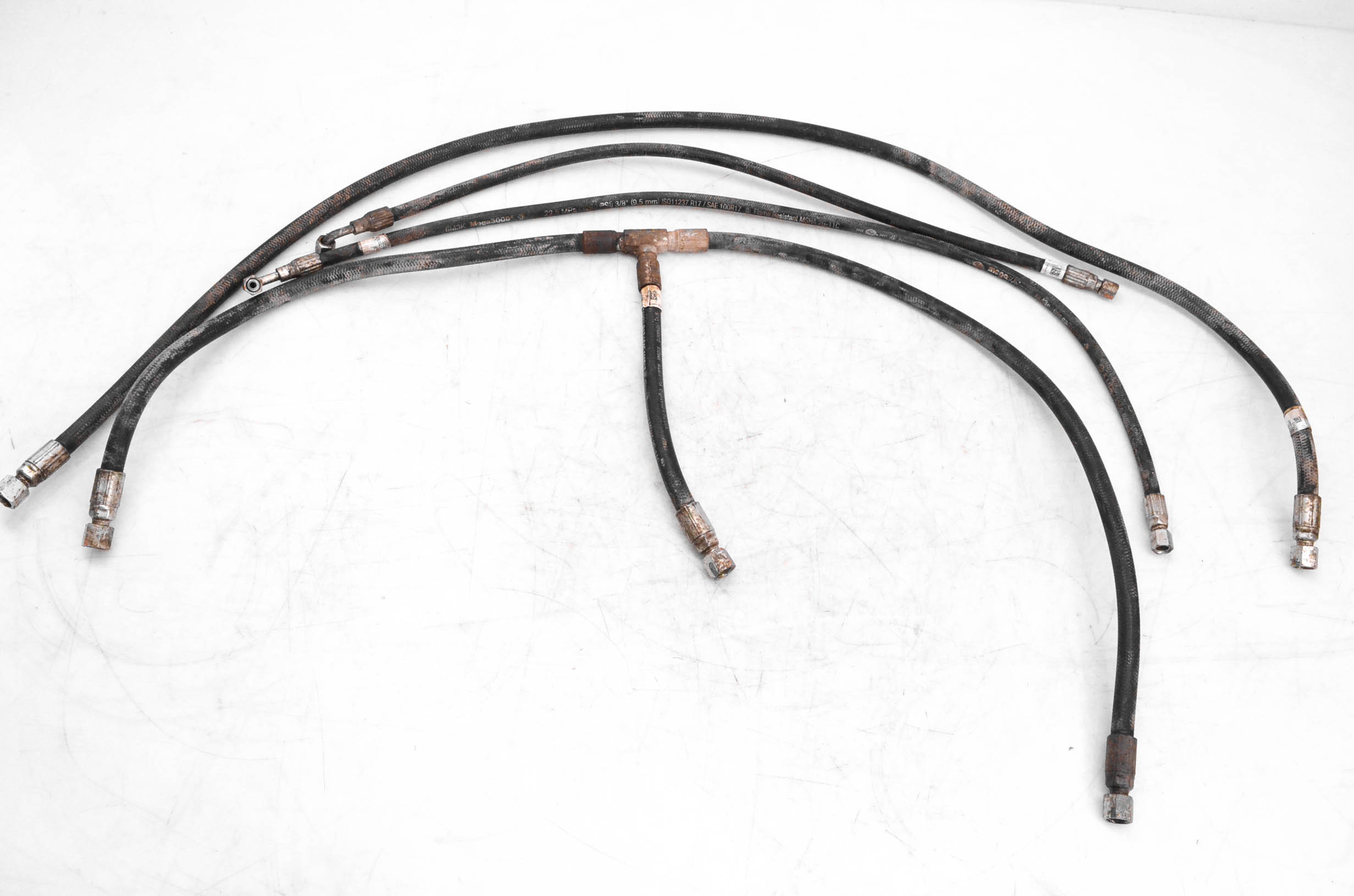 14 Polaris Brutus Diesel Cab 4x4 Hydraulic Block Oil Hoses Tubes