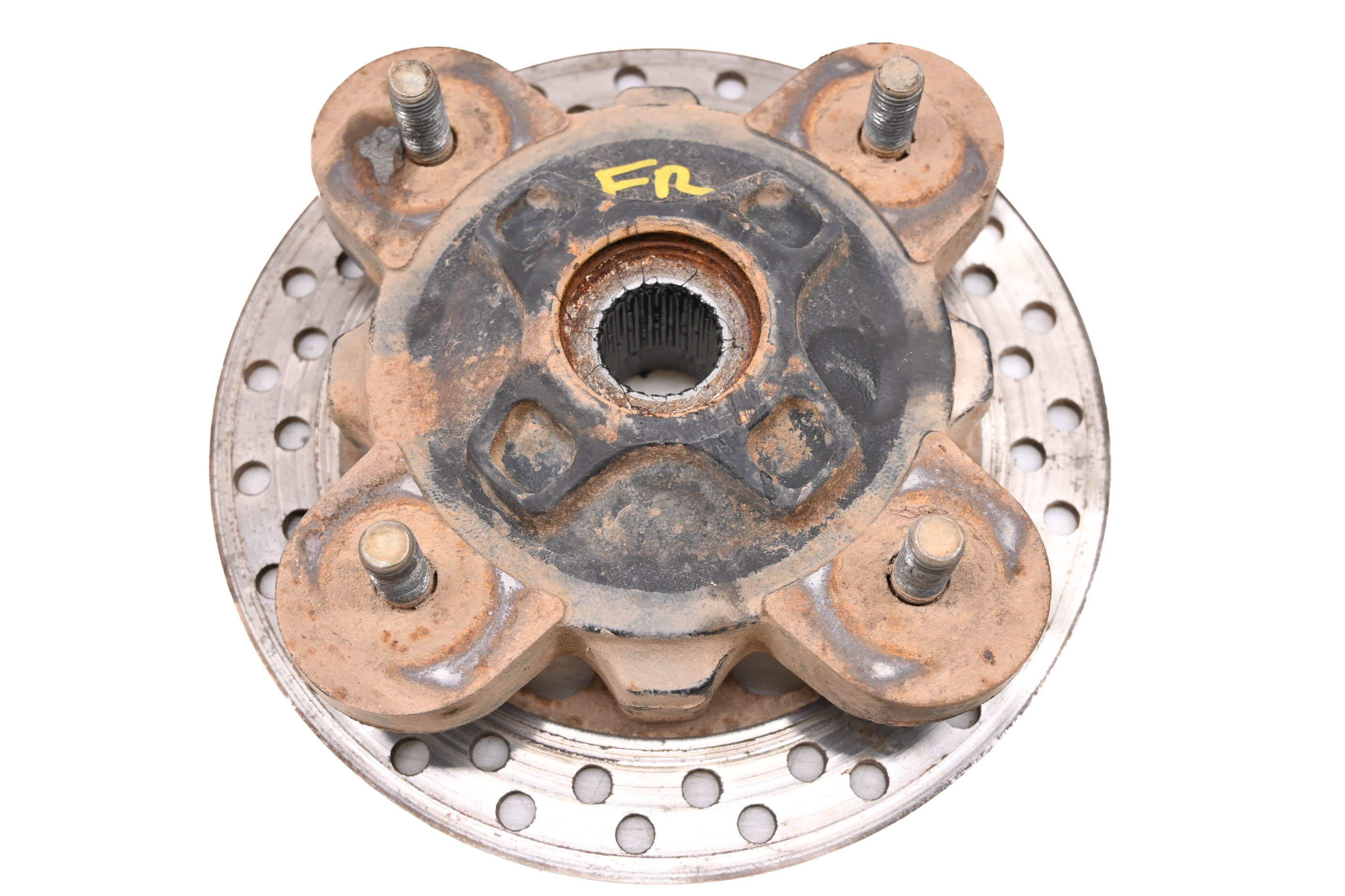 16 Polaris Ranger 1000 Crew Diesel Front Wheel Hub & Rotor Left Right