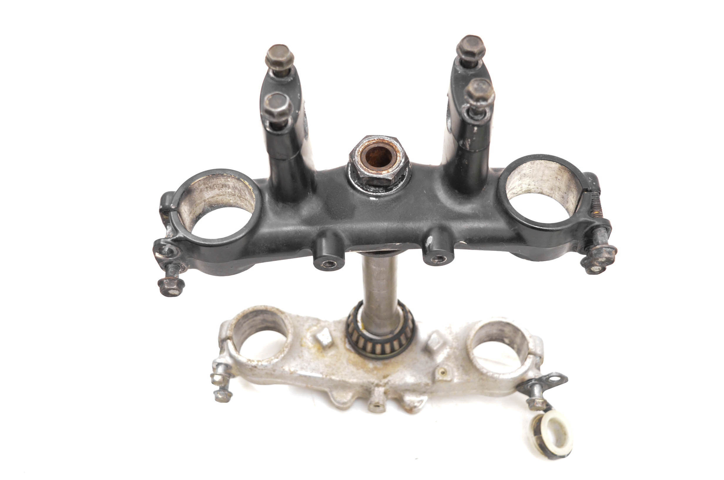 92 Suzuki DR350 Triple Tree Handlebar Clamps