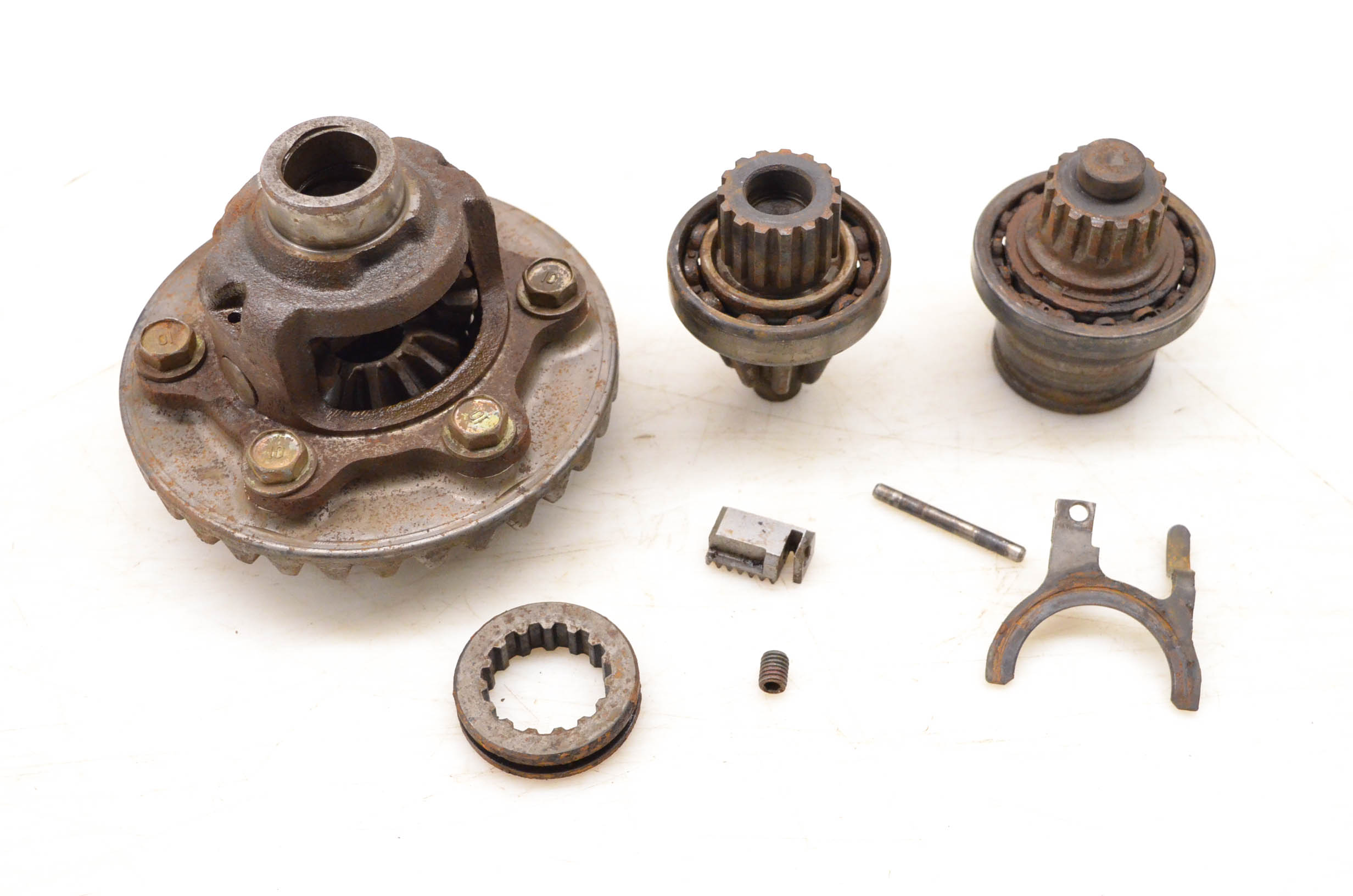 01 Yamaha Kodiak 400 4x4 Front Differential Ring & Pinion Gear YFM400