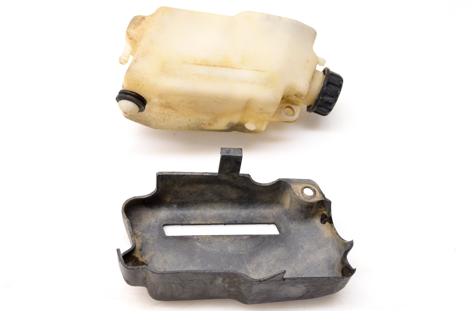 97 Kawasaki Mojave 250 2x4 Coolant Overflow Radiator Bottle KSF250