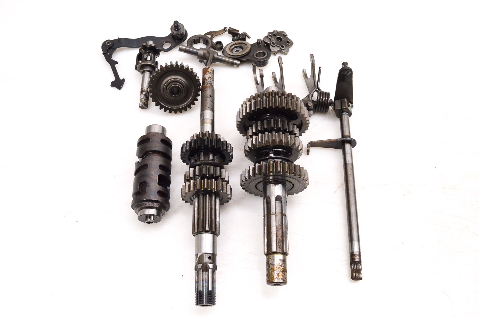 93 Suzuki King Quad 300 4x4 Transmission Shift Forks & Drum LTF4WD