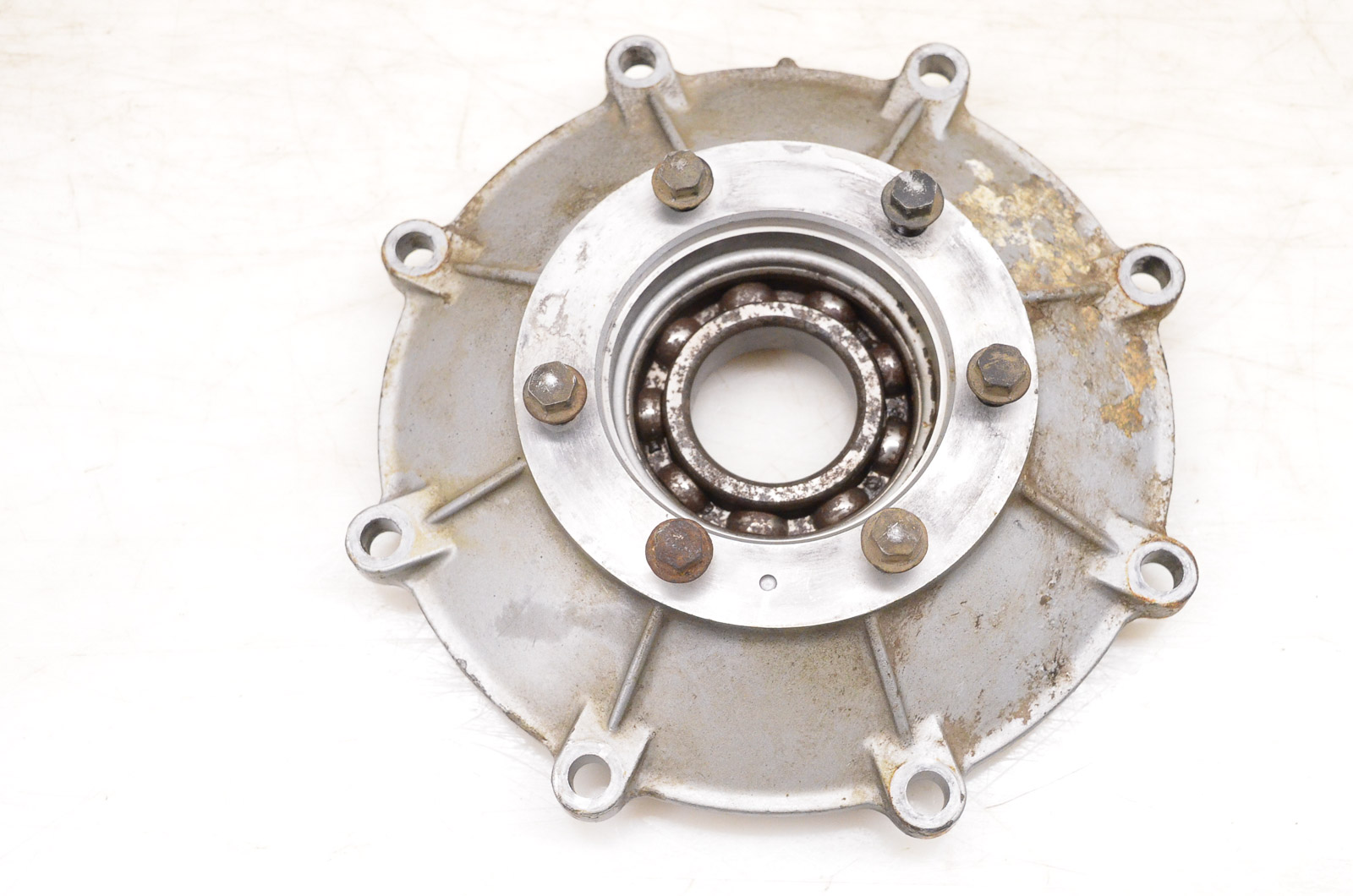 86 Kawasaki Bayou 300 2x4 Rear Differenital Gear Case Cover KLF300