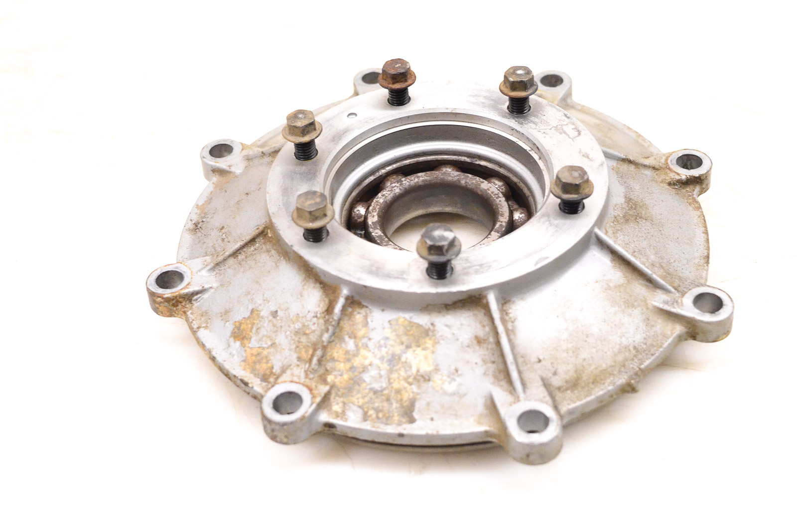86 Kawasaki Bayou 300 2x4 Rear Differenital Gear Case Cover KLF300