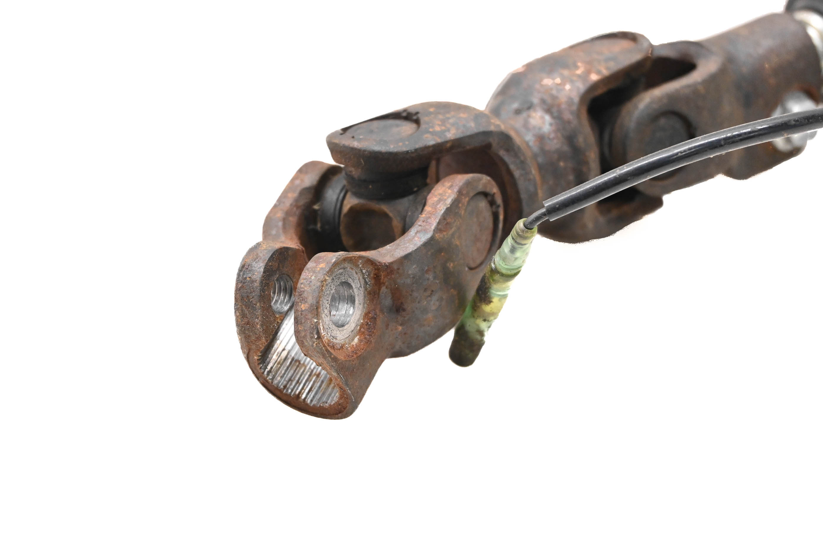 12 Kawasaki Mule 4010 4X4 Upper Steering Stem U Joint & Horn Contact KAF620M