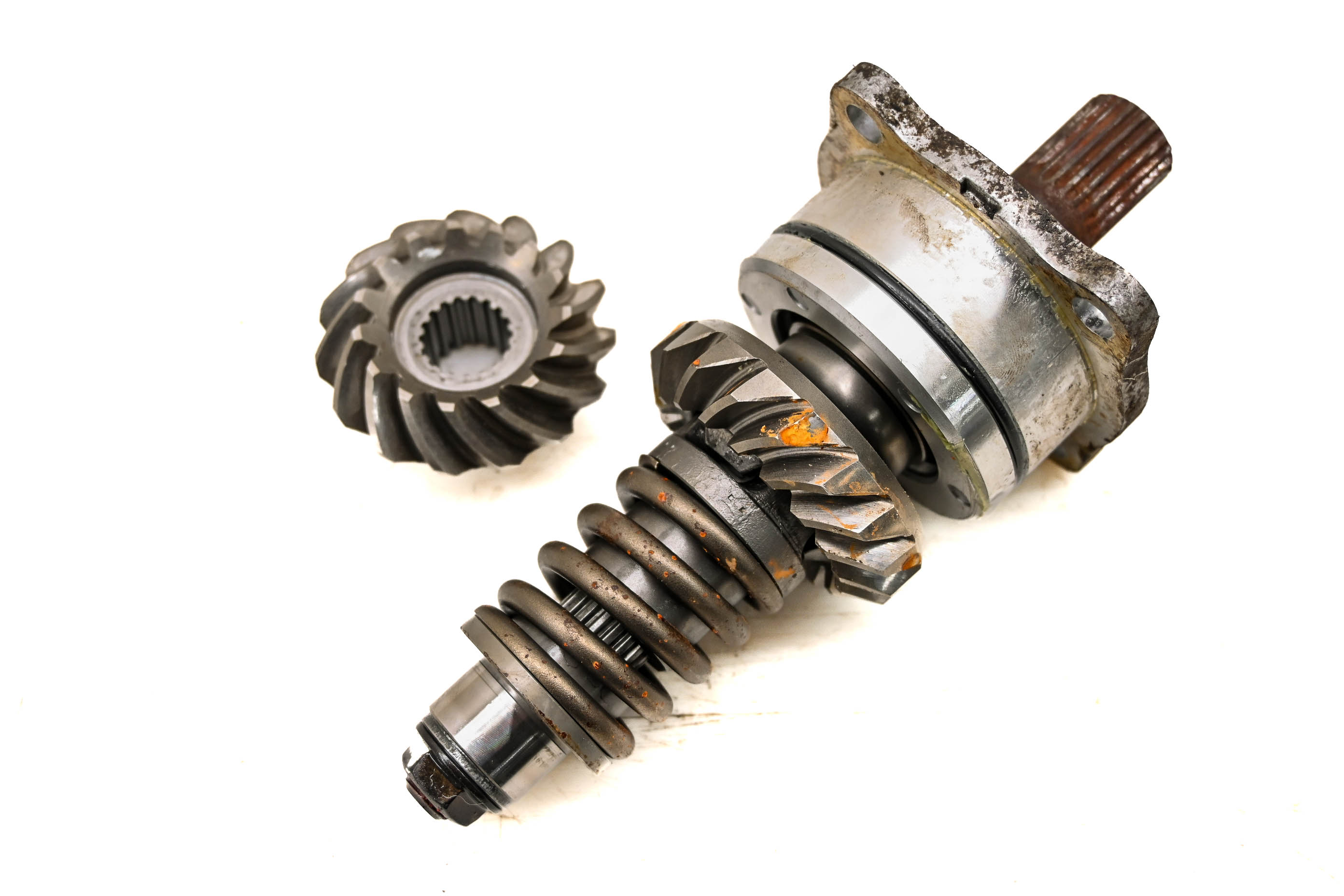 16 Kawasaki Mule 4010 4X4 Transmission Bevel Gears Output Shaft KAF620M
