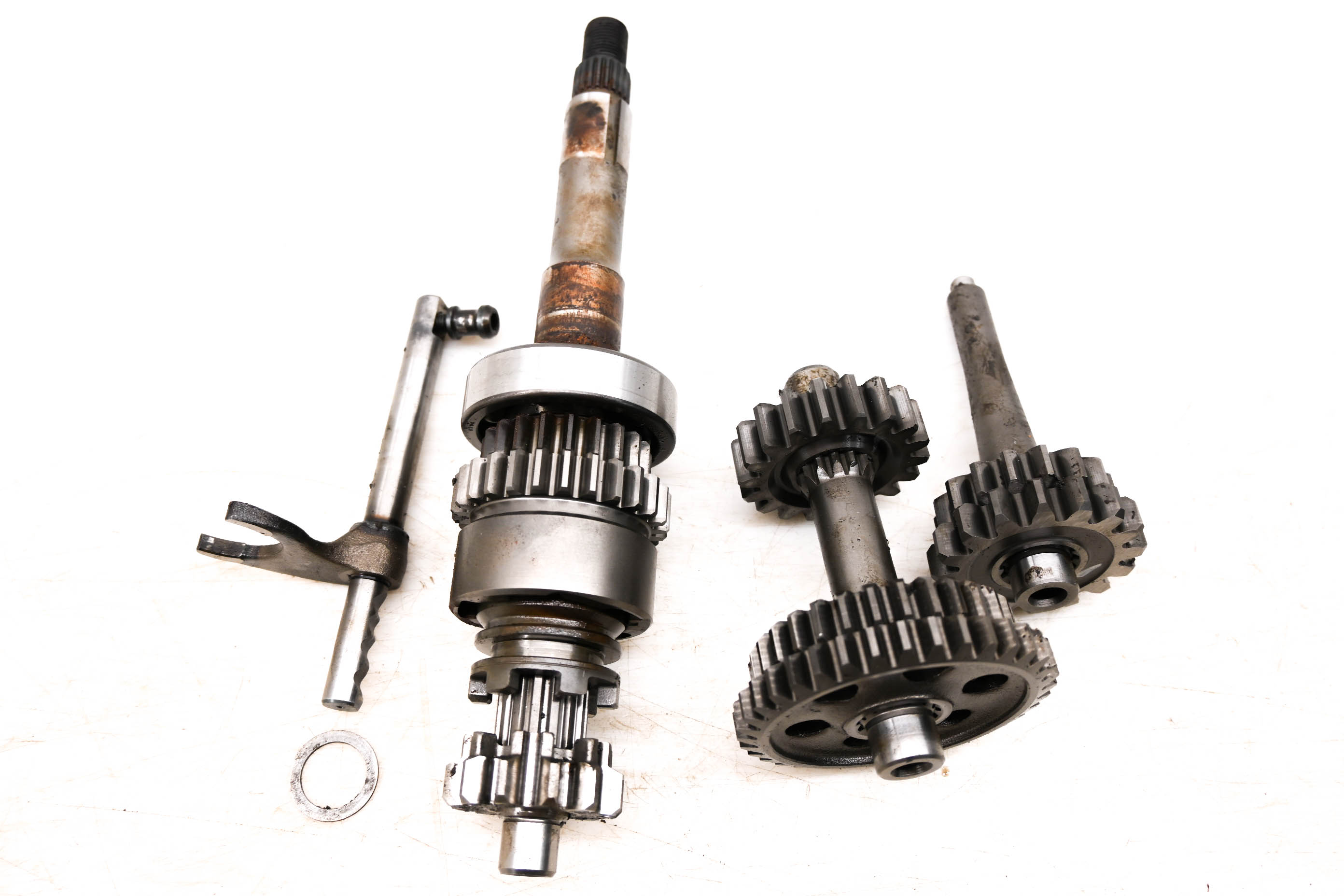 08 Kawasaki Brute Force 750 4x4i Transmission Shift Forks & Drum KVF750