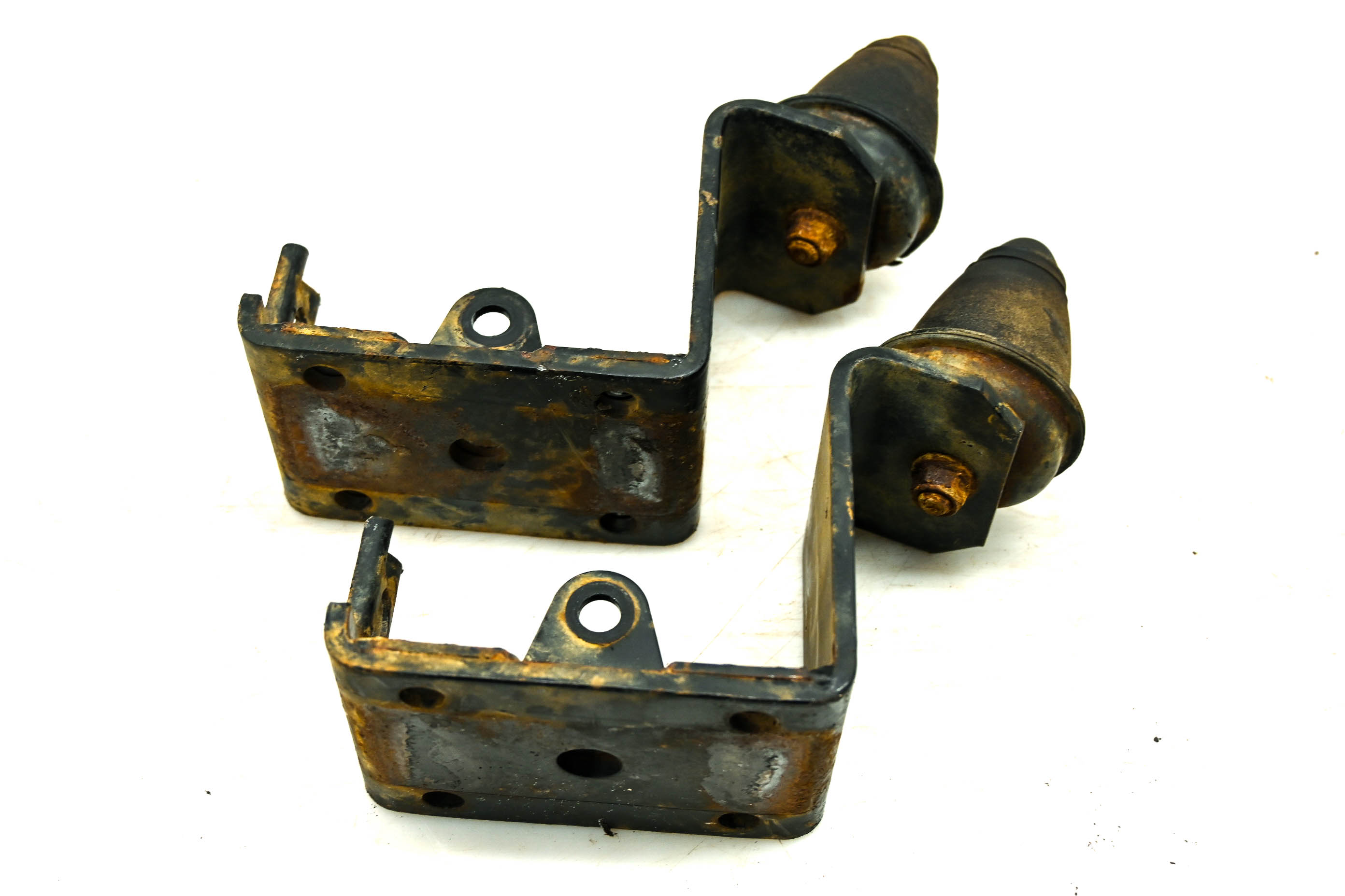 11 Kawasaki Mule 4010 Diesel 4x4 Rear Leaf Spring Brackets Mounts Left & Right KAF950