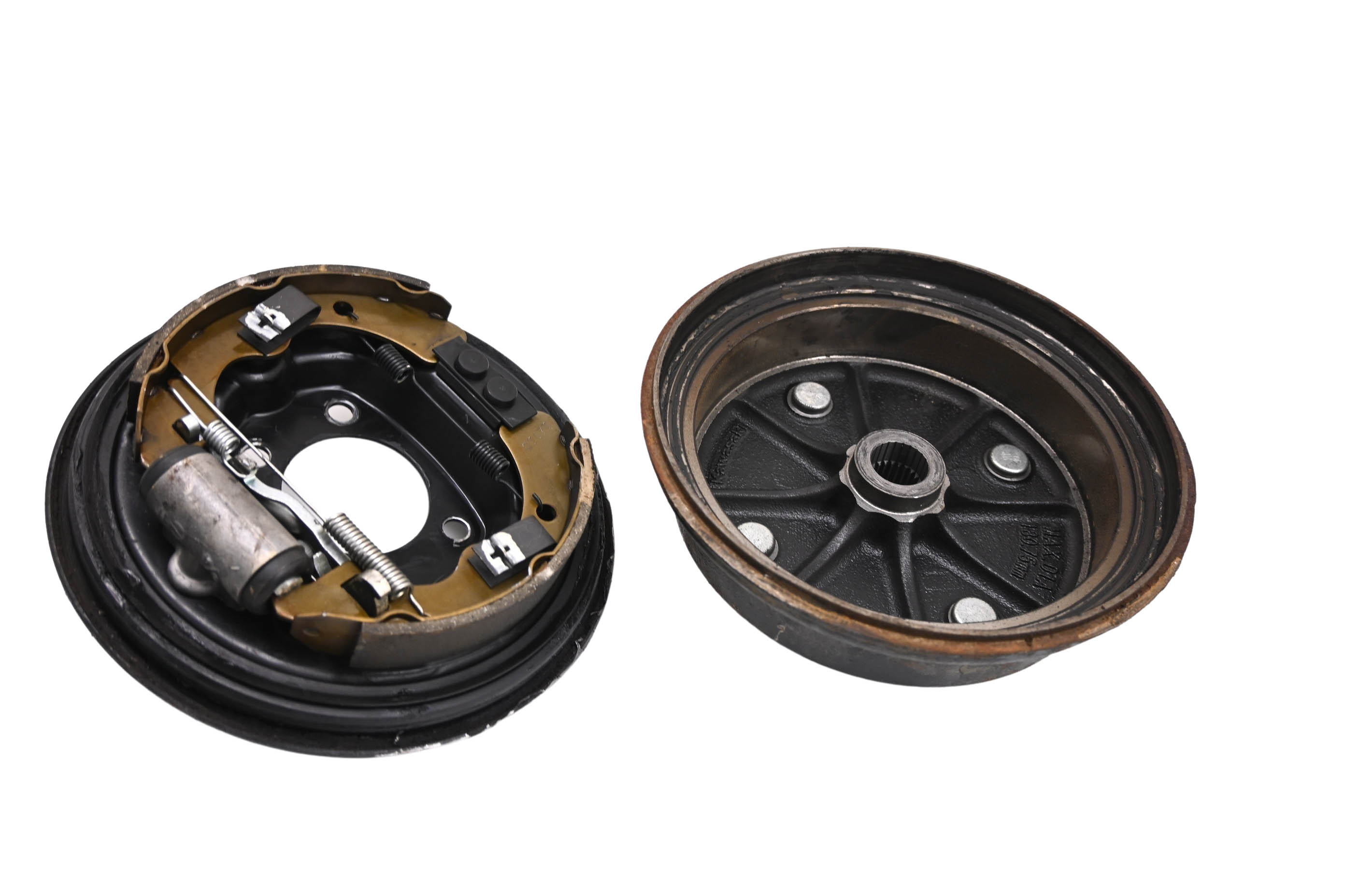 11 Kawasaki Mule 4010 Diesel 4x4 Rear Left Brake Drum Assembly KAF950F