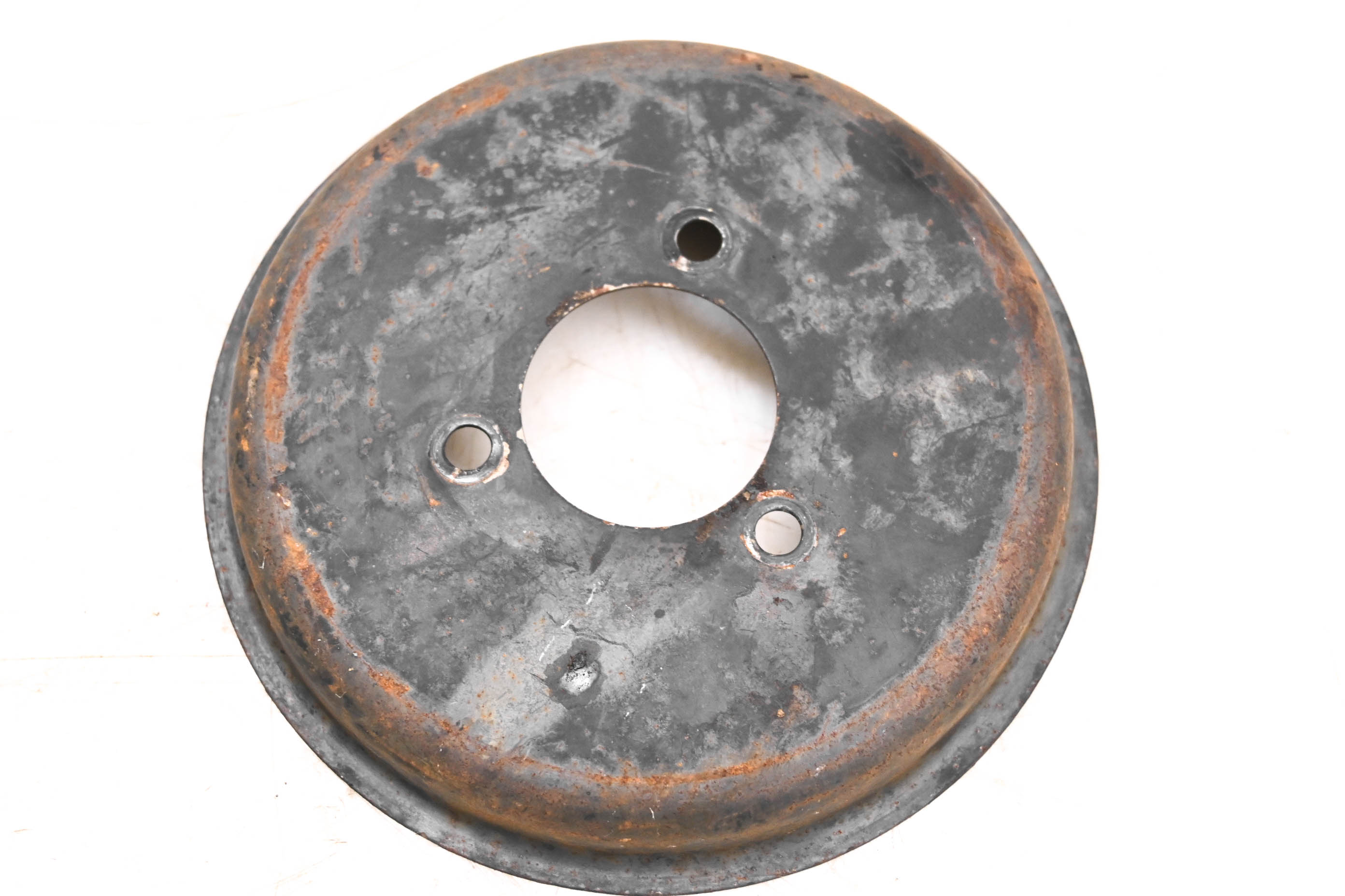 85 Honda ATC110 Rear Wheel Axle Plate Shield Bracket Mount