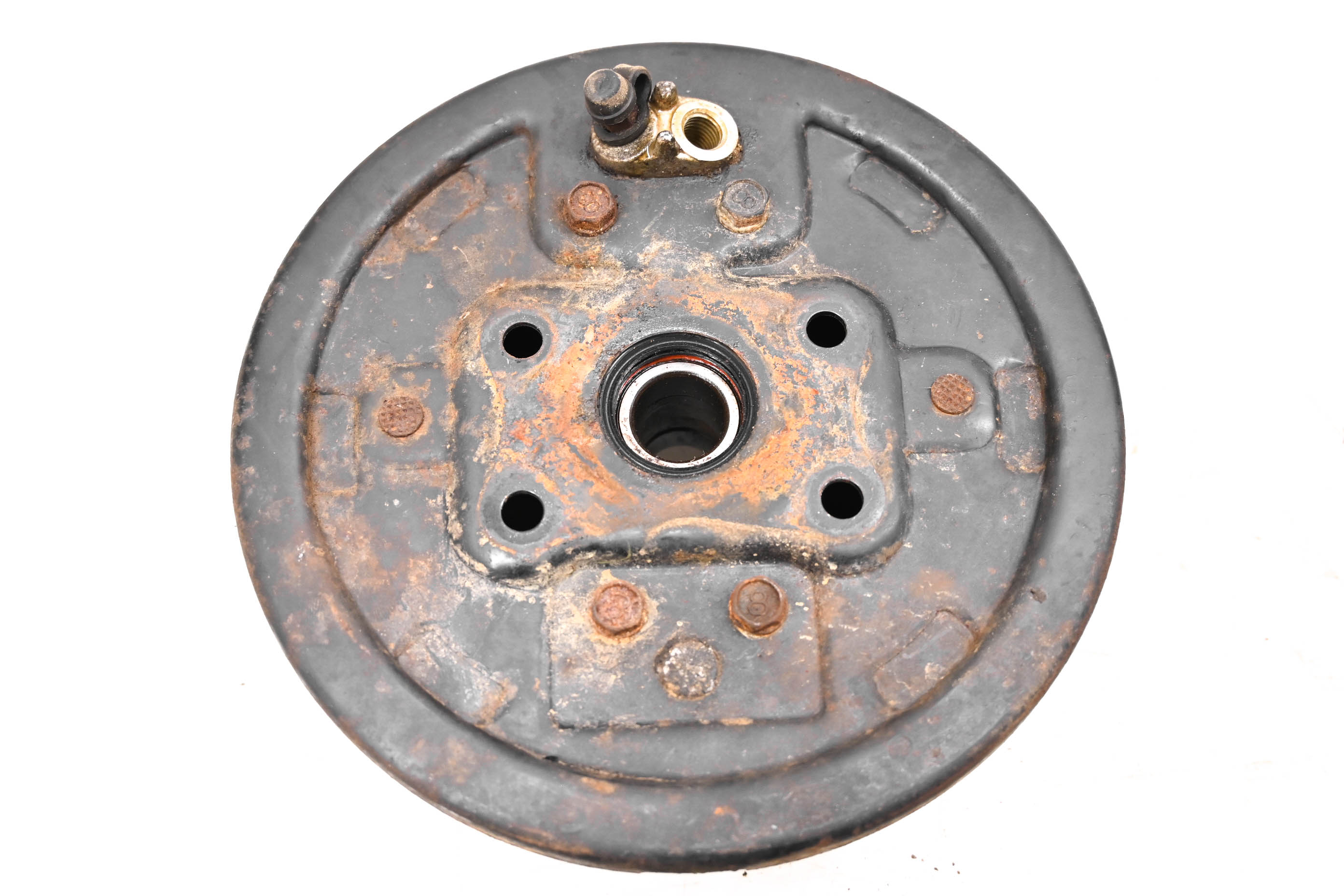 84 Honda Fourtrax 200 2x4 Front Right Brake Drum Assembly TRX200