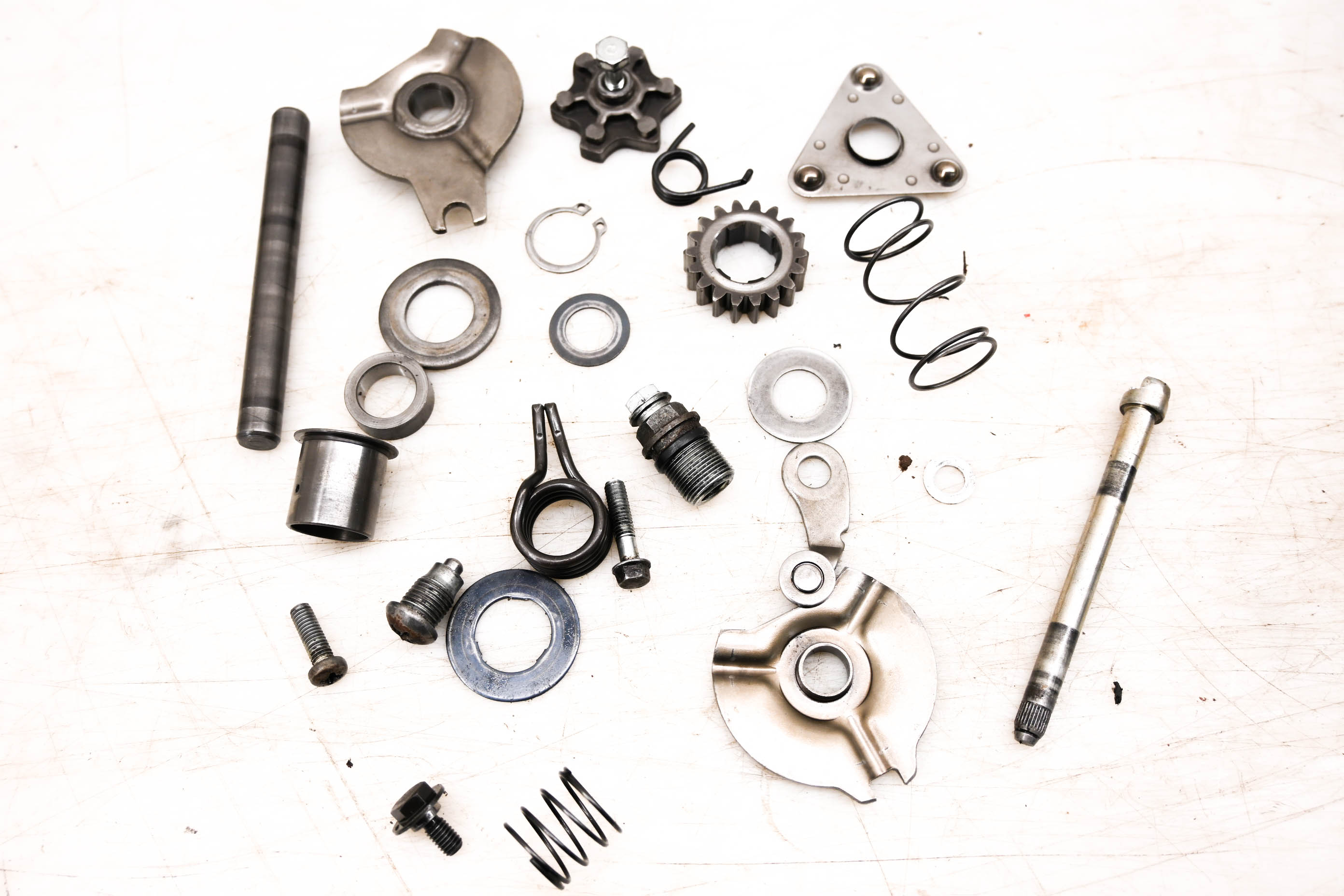 82 Honda ATC200E Transmission Shift Forks & Drum Big Red 200