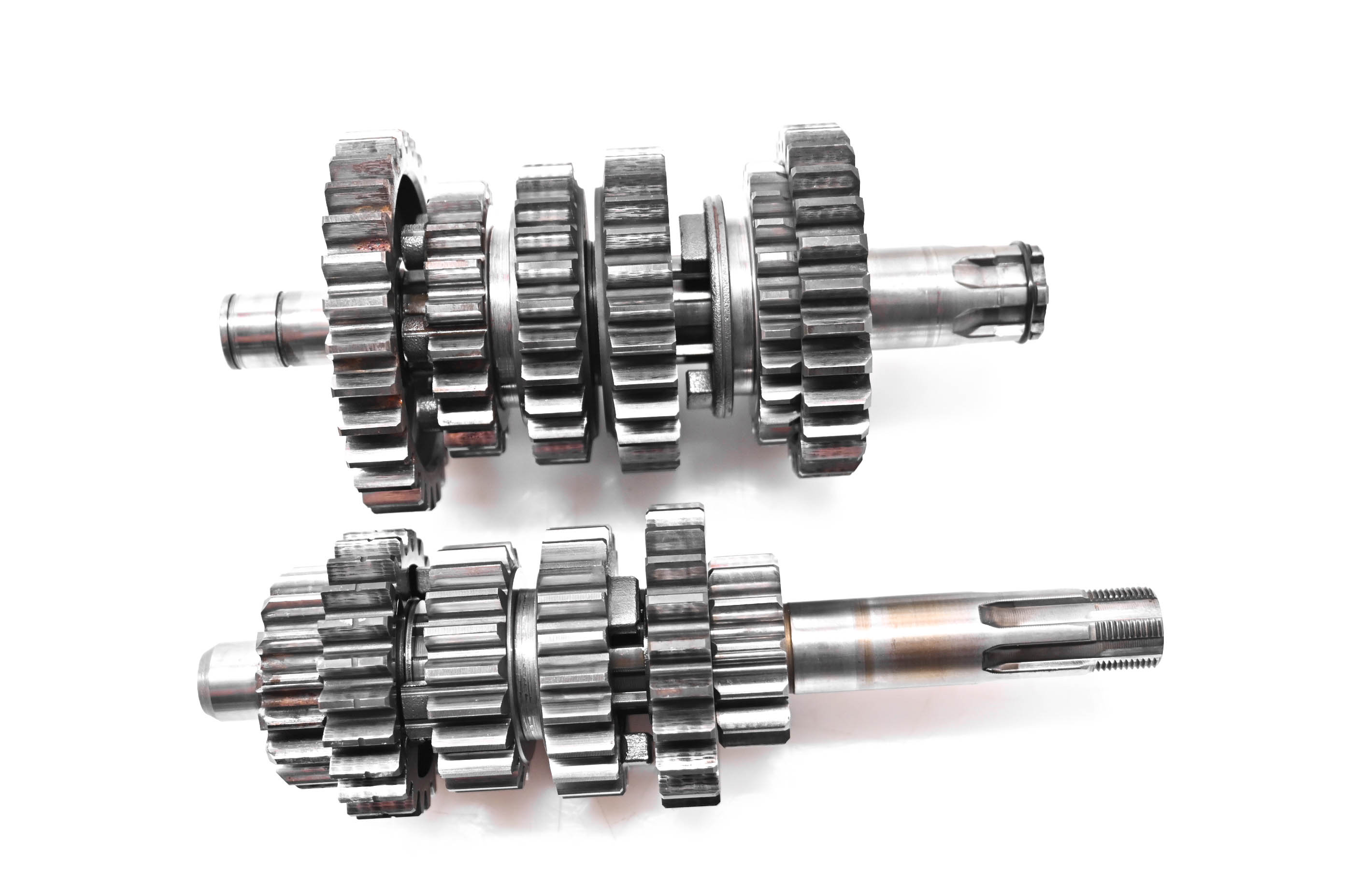 85 Kawasaki KX125 Transmission Shift Forks & Drum