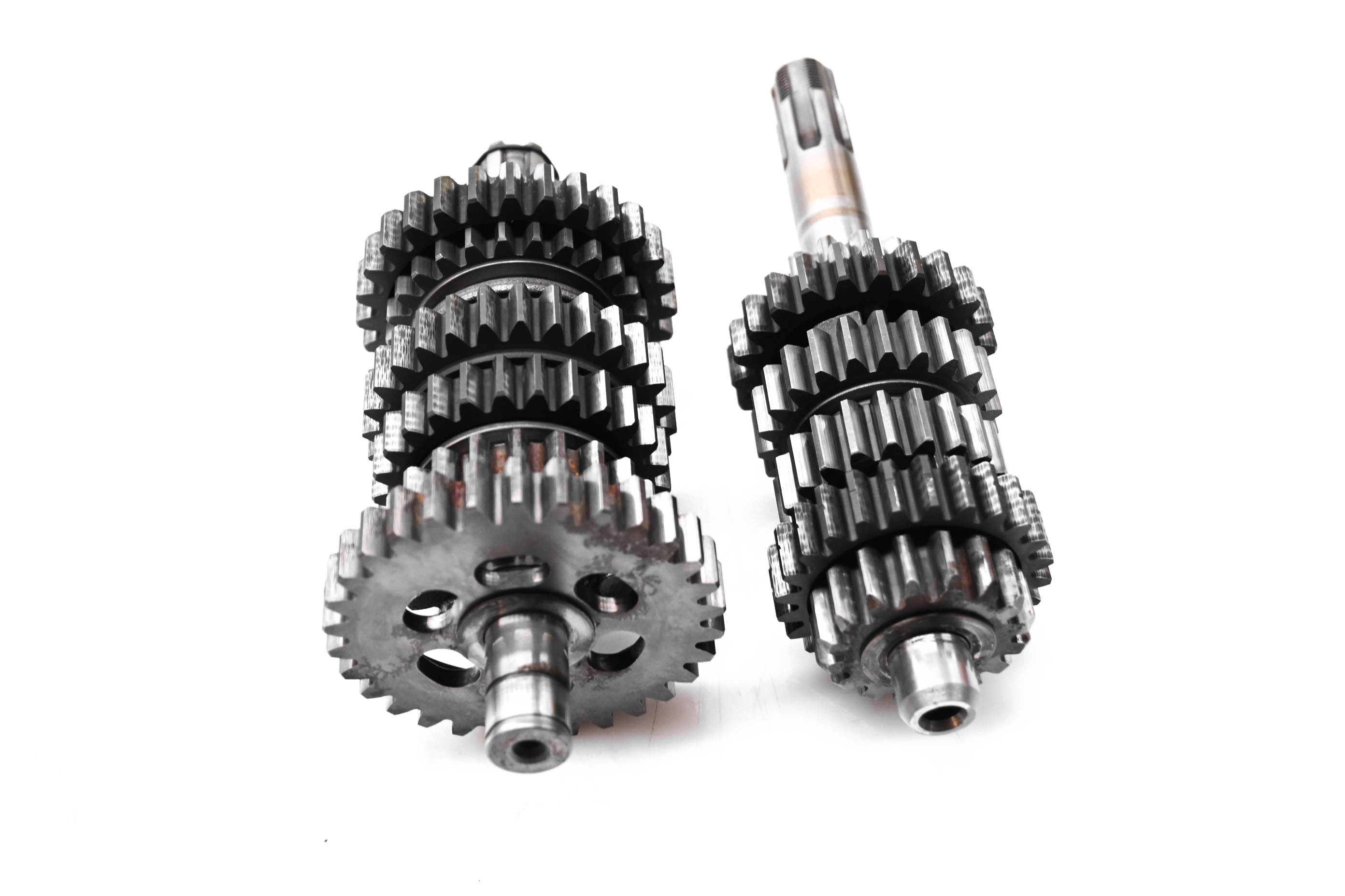 85 Kawasaki KX125 Transmission Shift Forks & Drum
