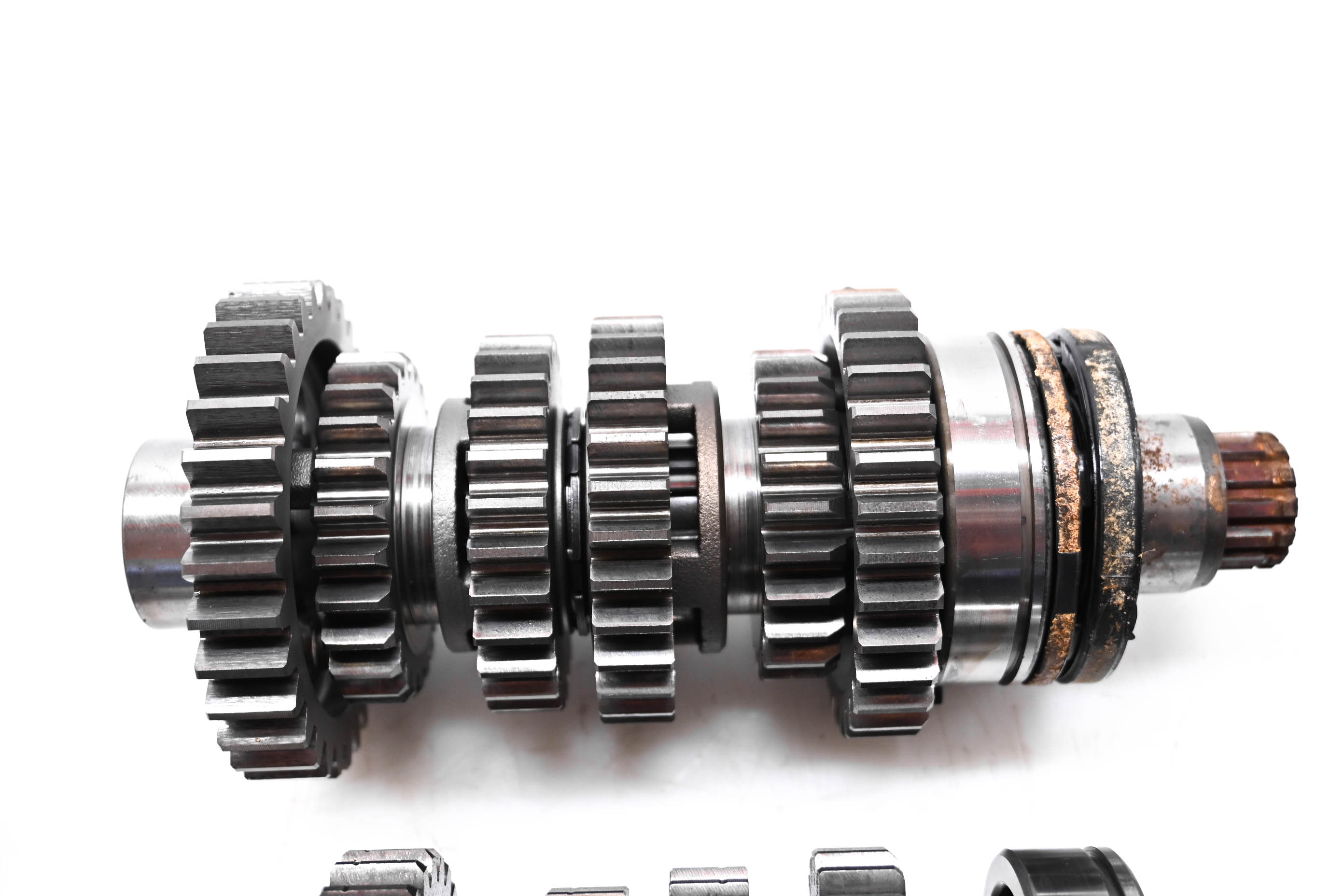 08 Suzuki GS500F Transmission Shift Forks & Drum