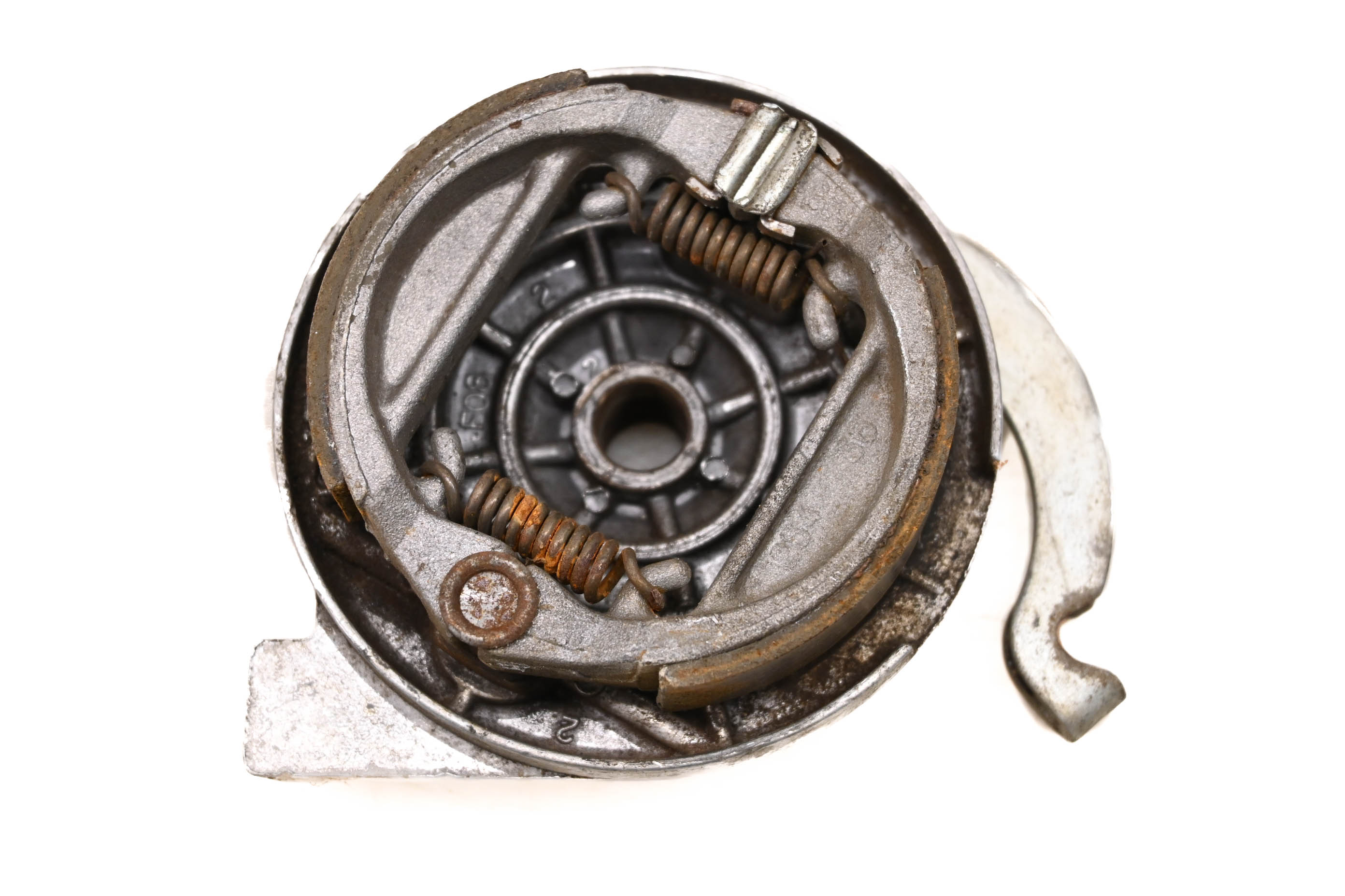 99 KTM 50 Mini Adventure Front Brake Drum Assembly