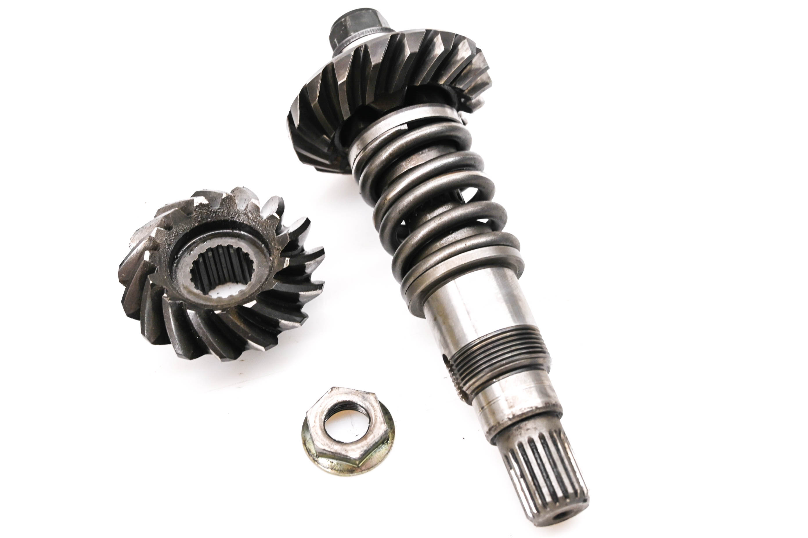 03 Kawasaki Bayou 250 2x4 Transmission Bevel Gears Output Shaft KLF250