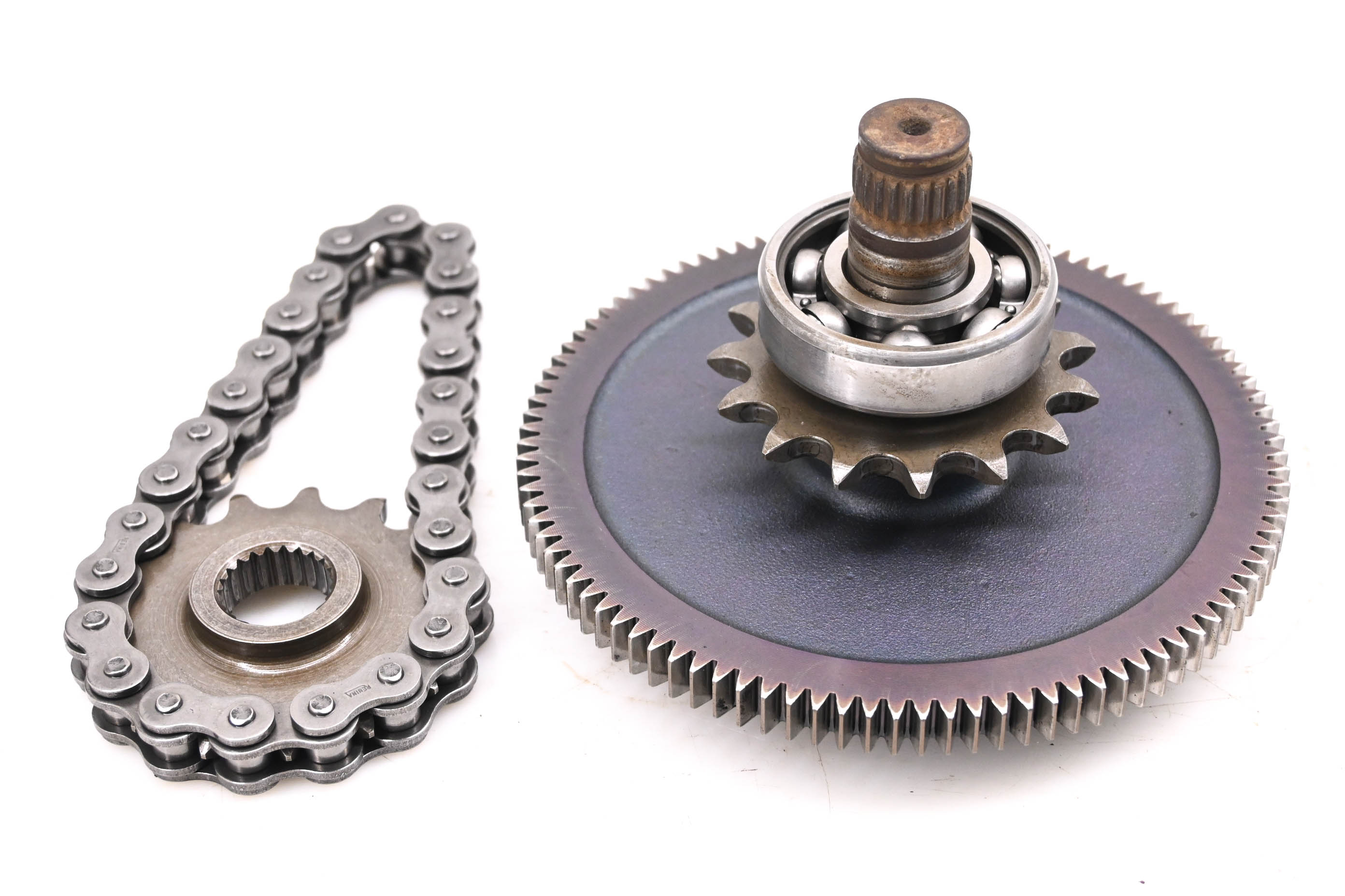 00 Polaris Xplorer 250 4x4 Transmission Final Shaft Gears & Chain