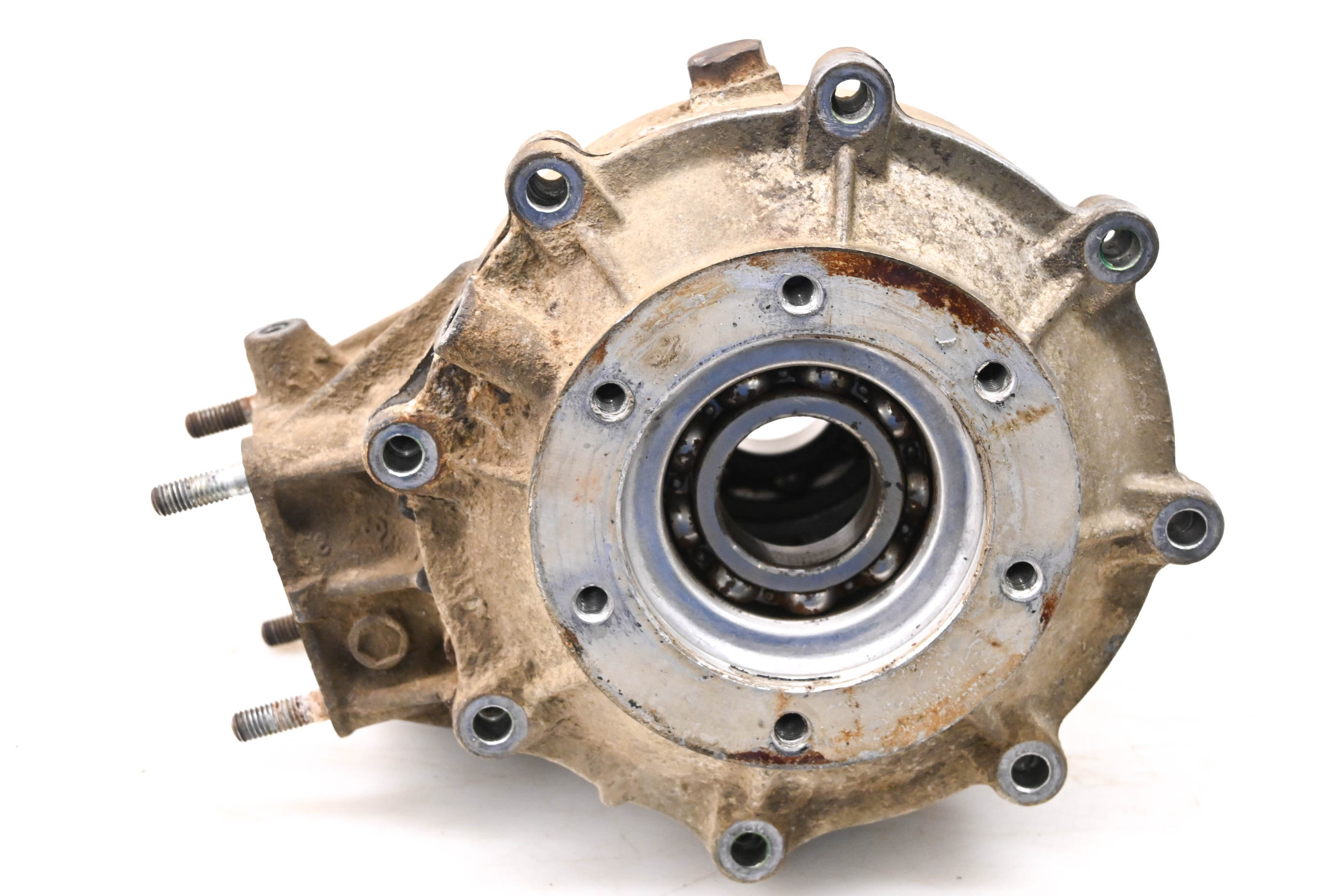 01 Kawasaki Bayou 220 2x4 Rear Differential Gear Case Housing KLF220