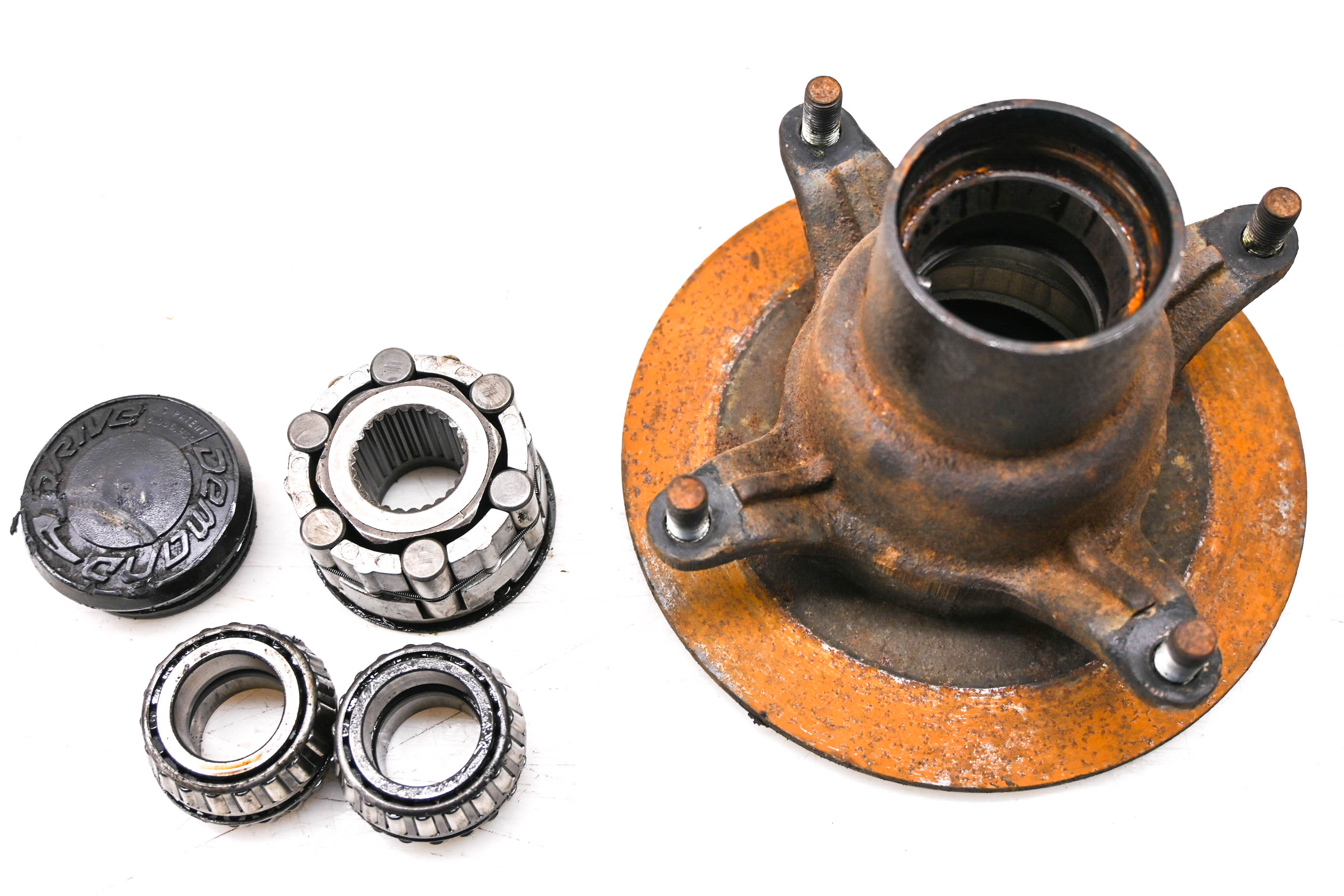 95 Polaris Trail Boss 300 4x4 Front Wheel Hub & Rotor Left Right