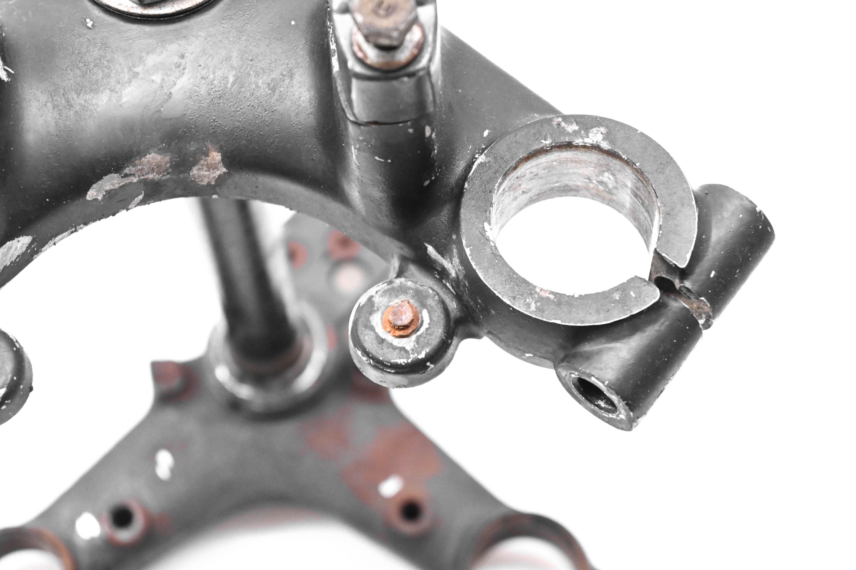74 Honda XL100 Triple Tree Handlebar Clamps