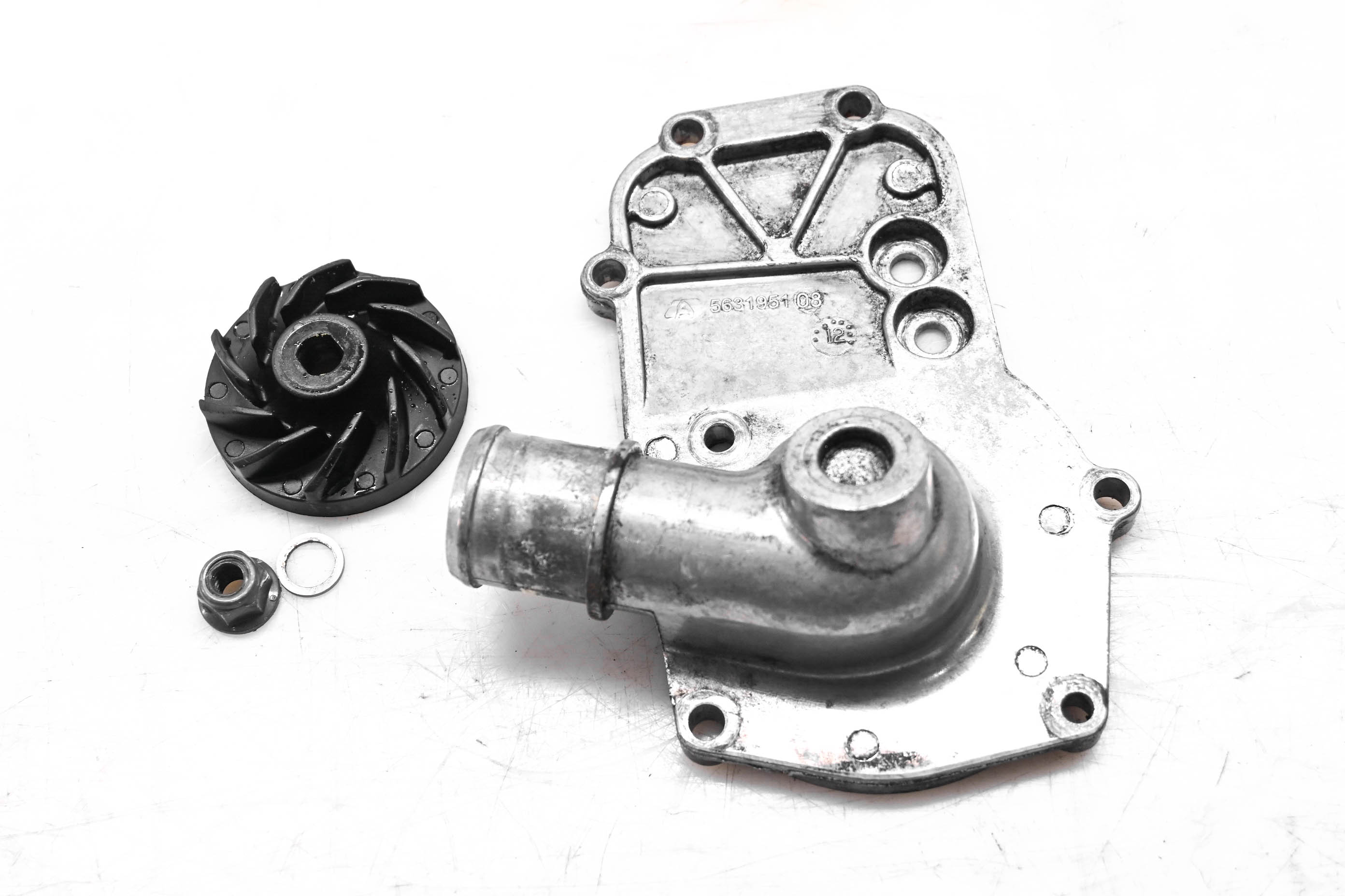13 Polaris Pro RMK 800 Water Pump Cover & Impeller 155"