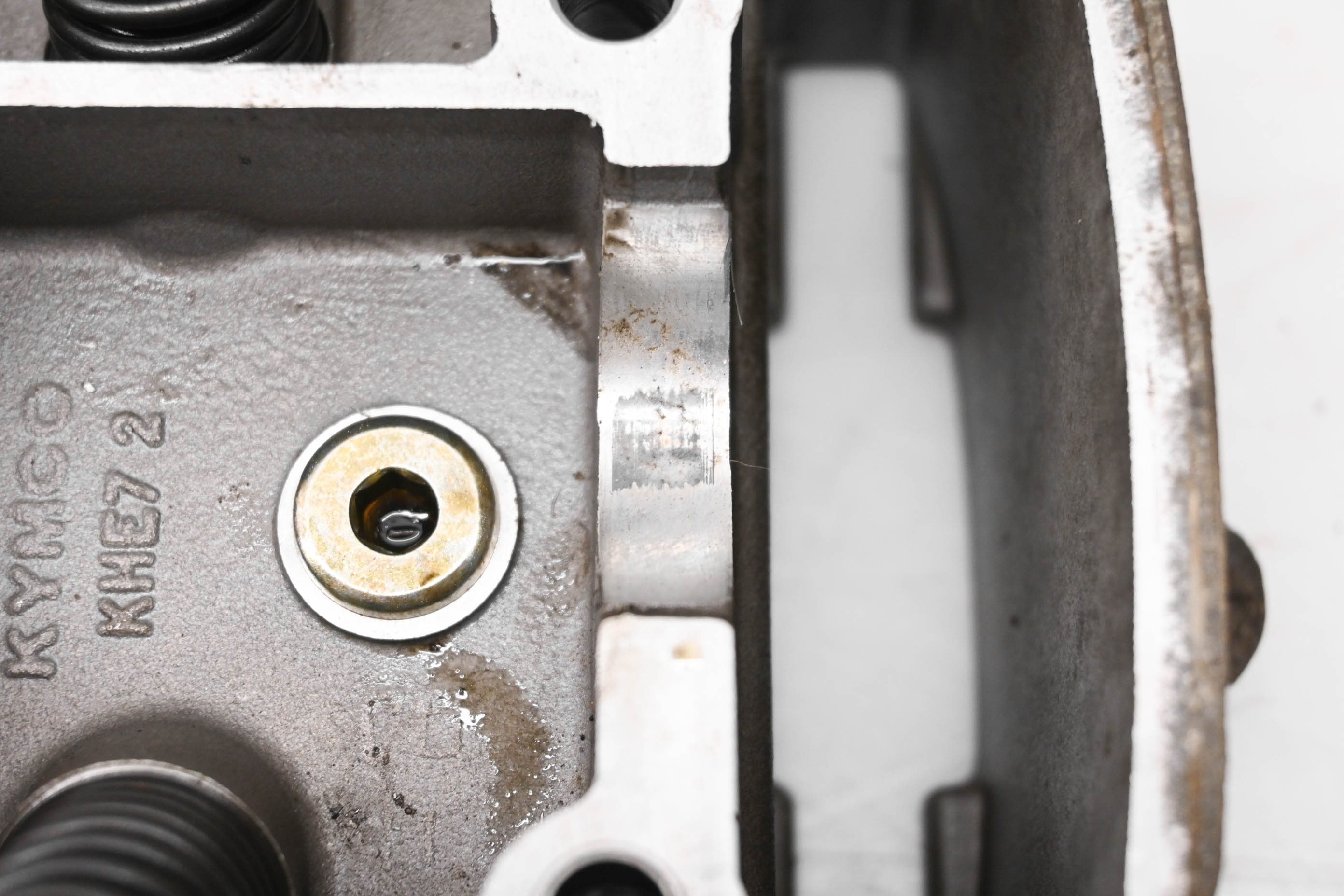 08 Kymco MXU 250 Cylinder Head