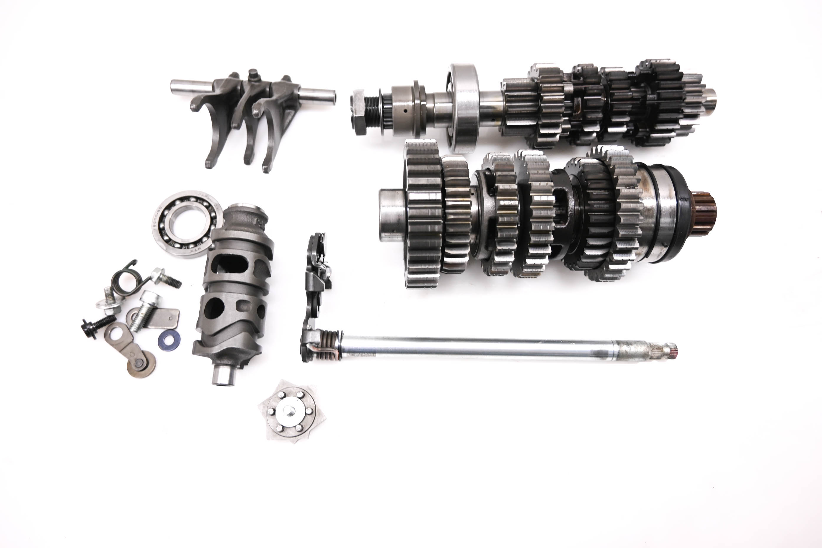 07 Honda CBR600RR Transmission Shift Forks & Drum