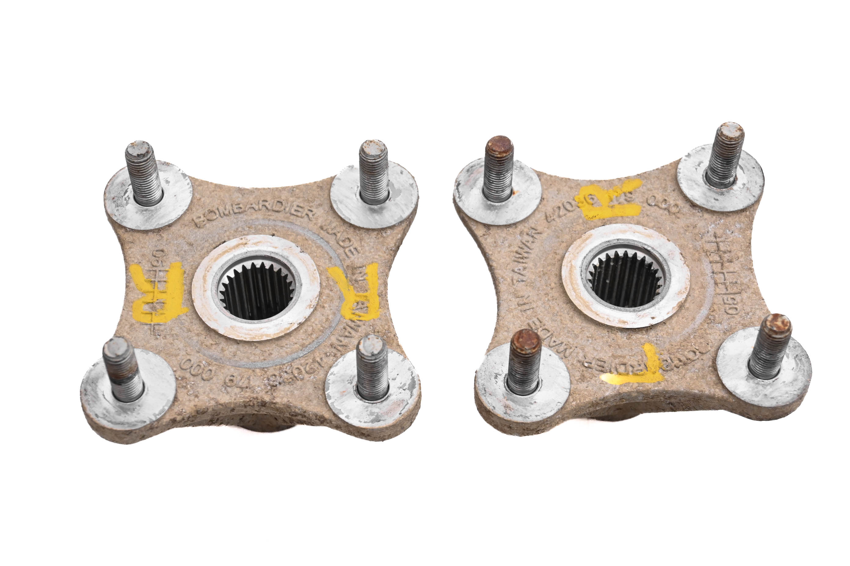 07 Can-Am Rally 175 200 2x4 Rear Wheel Hubs Left & Right