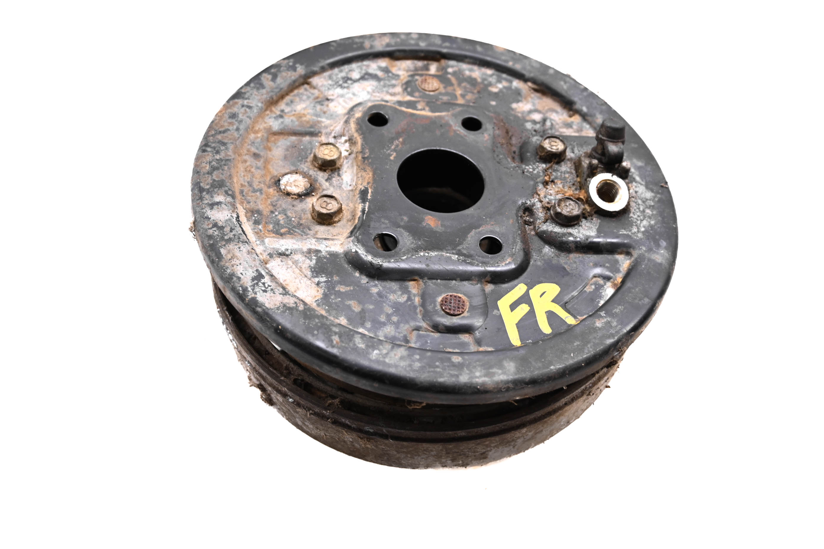 84 Honda Fourtrax 200 2x4 Front Right Brake Drum Assembly TRX200