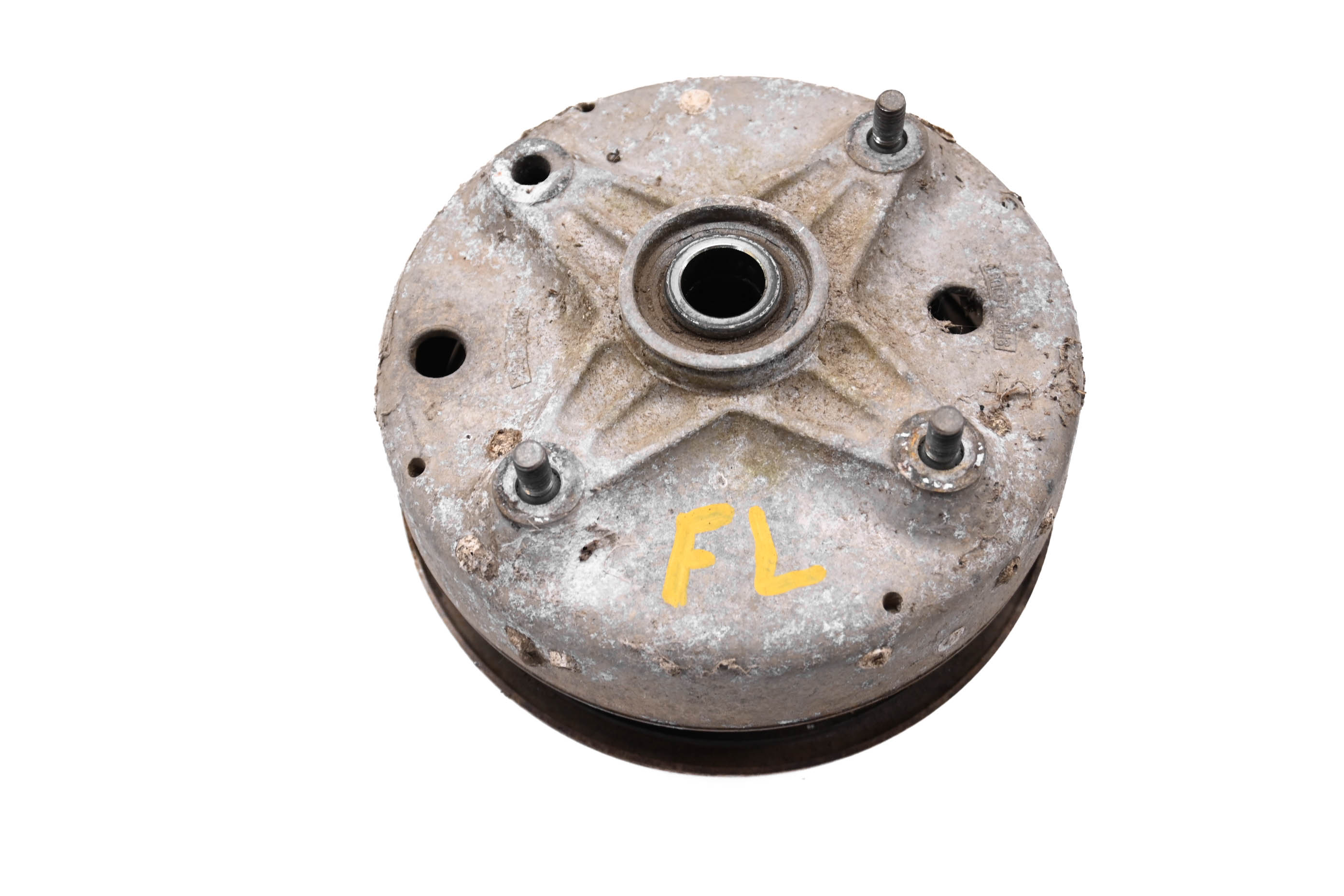 84 Honda Fourtrax 200 2x4 Front Left Brake Drum Assembly TRX200