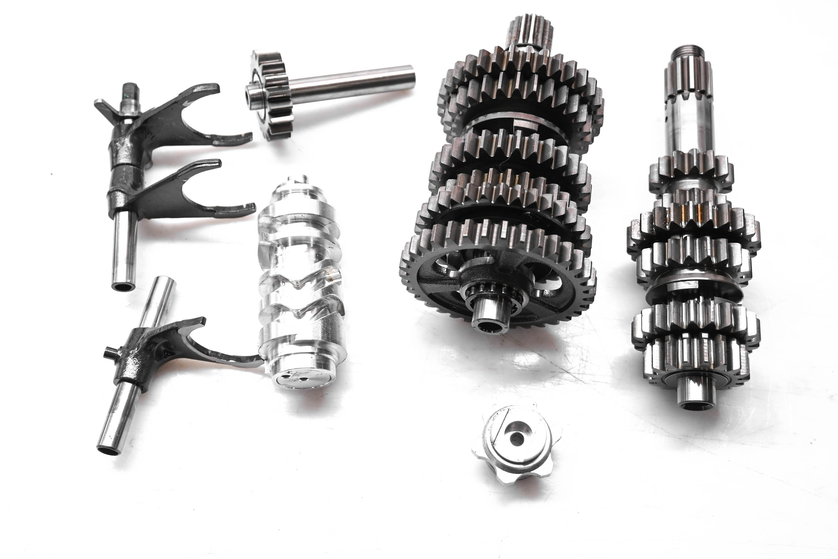 08 Polaris Outlaw 450 S Transmission Shift Forks & Drum