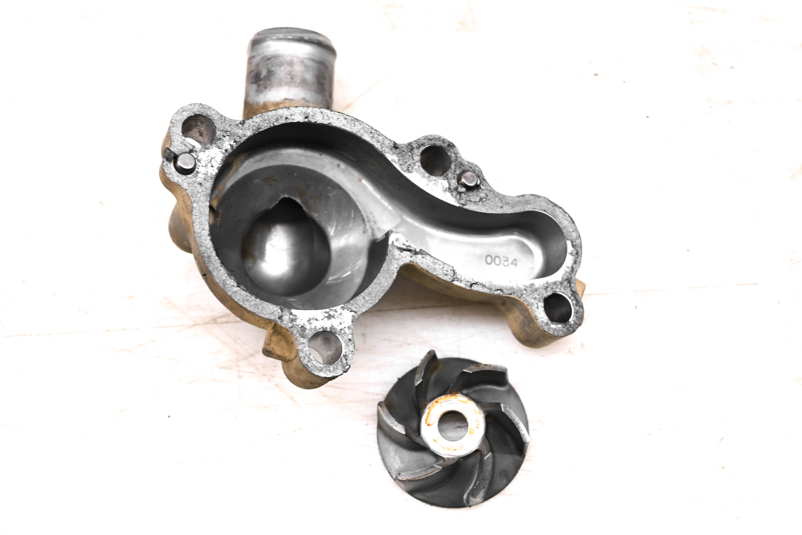 08 Kawasaki KFX450R 2x4 Water Pump Cover & Impeller