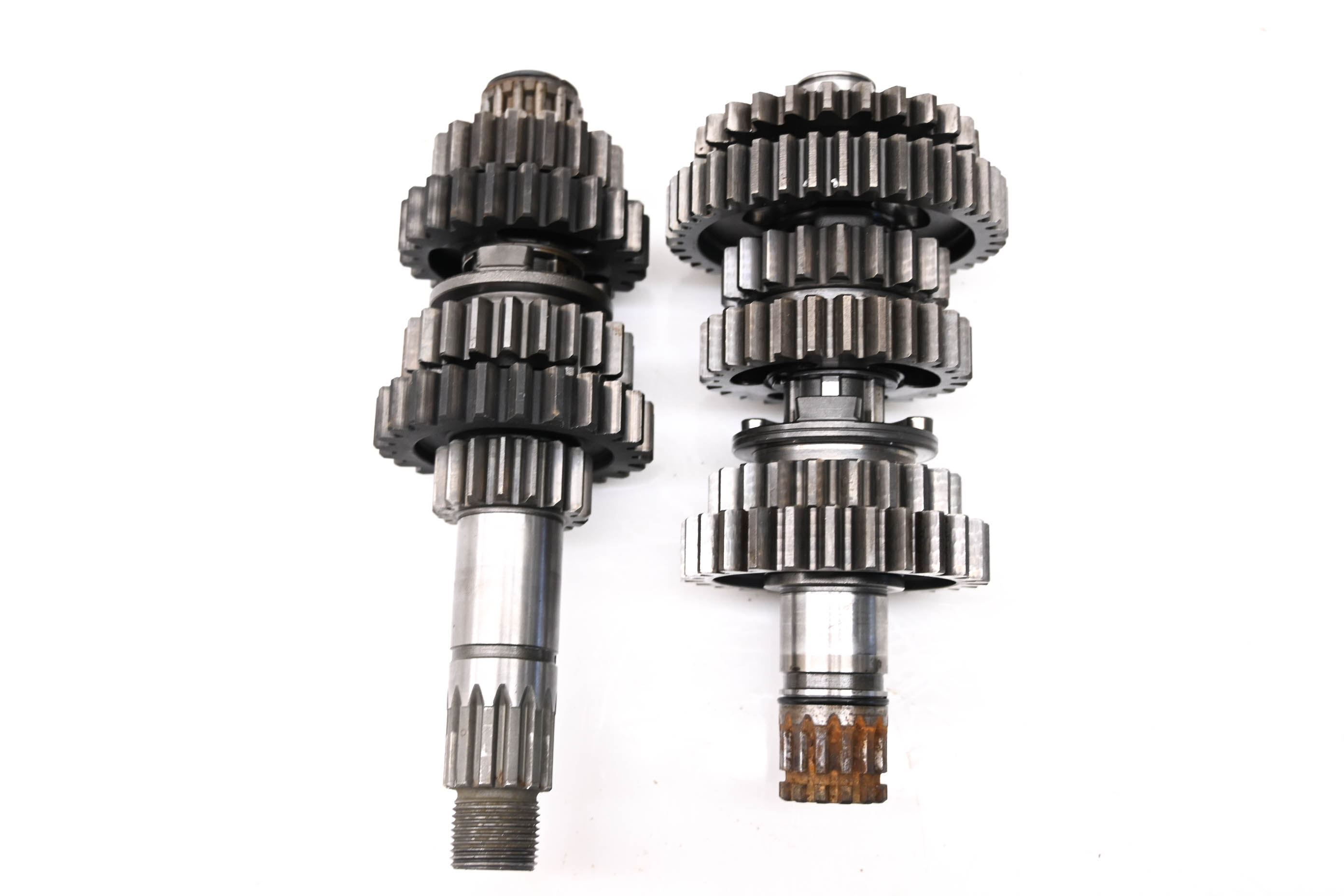 84 Kawasaki KL600A Transmission Shift Forks & Drum